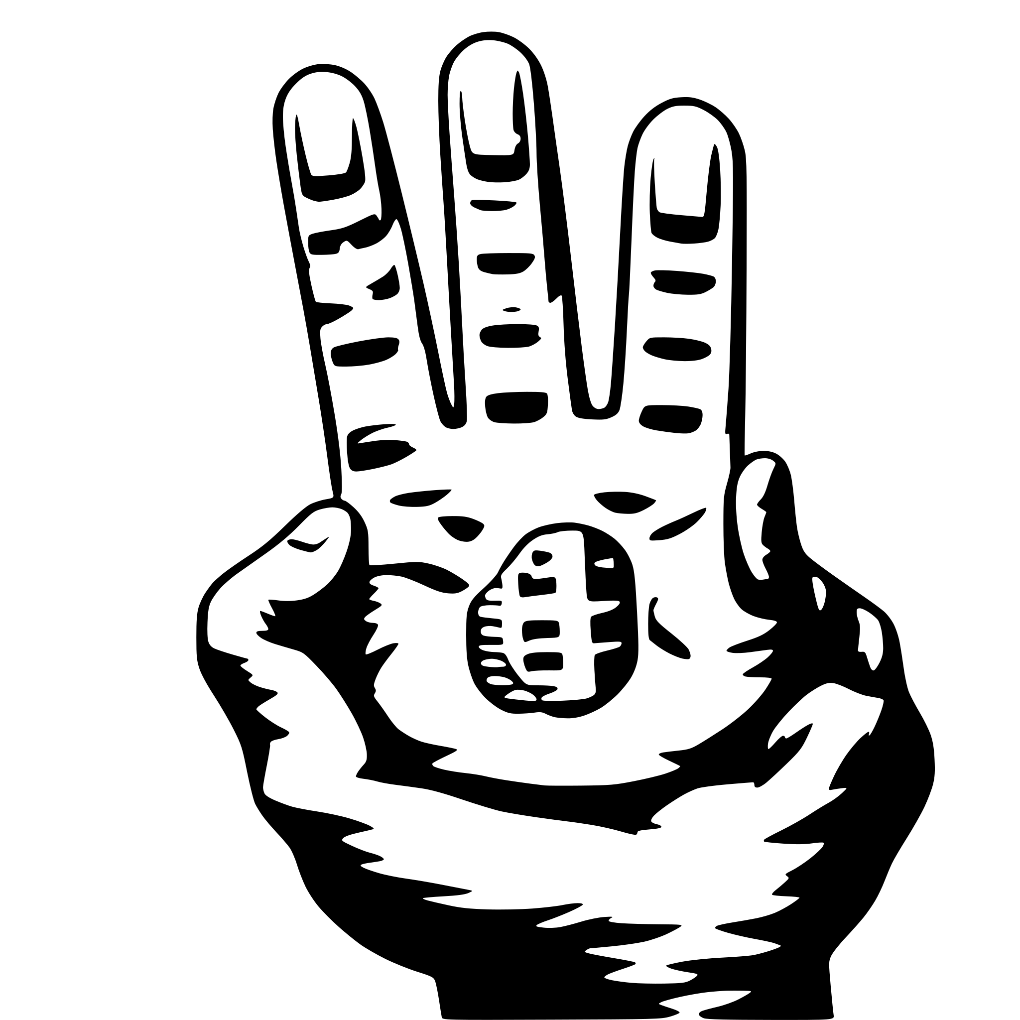 AI-generated SVG of a 1 coin with a hand with 6 fingers