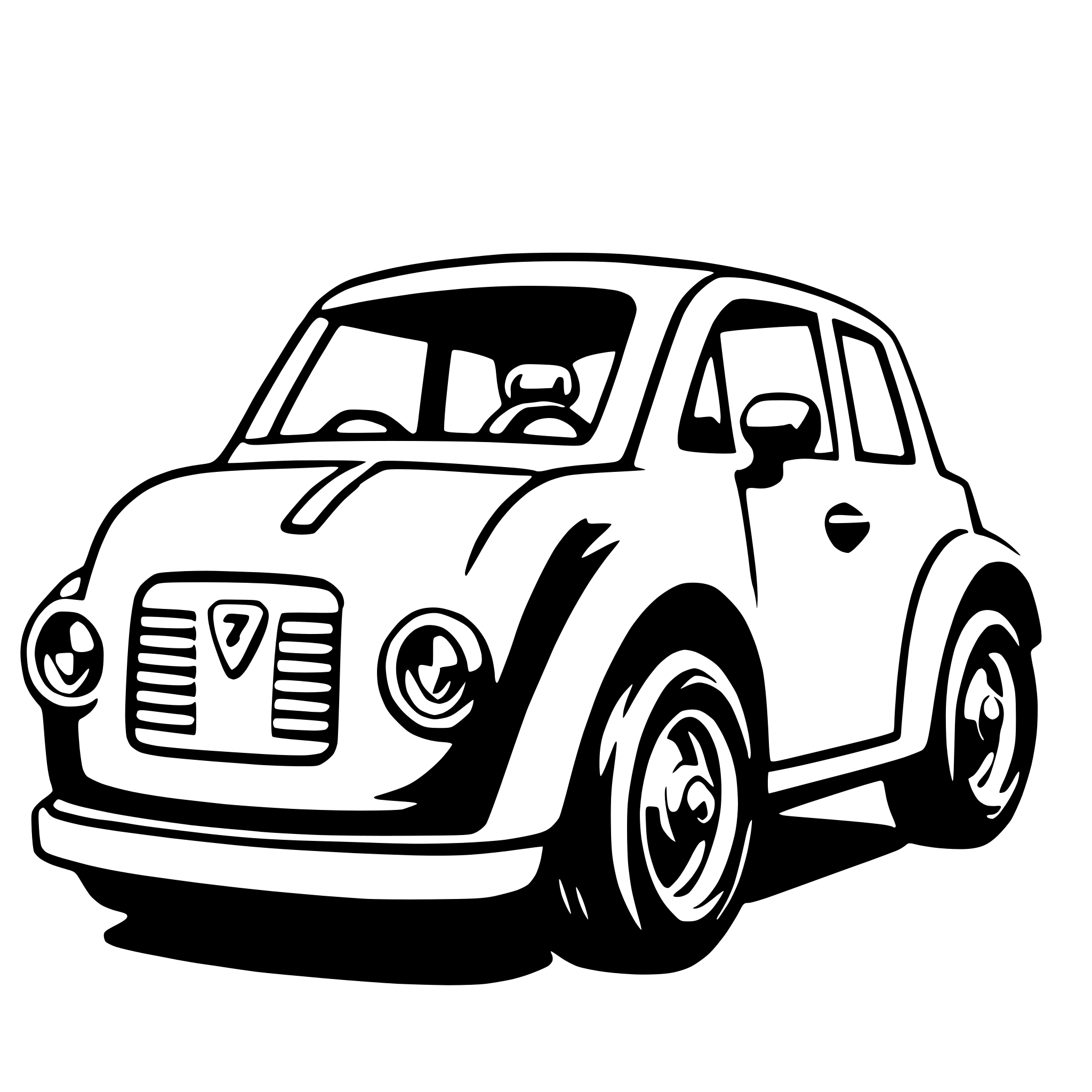 AI-generated SVG of 'electric car'