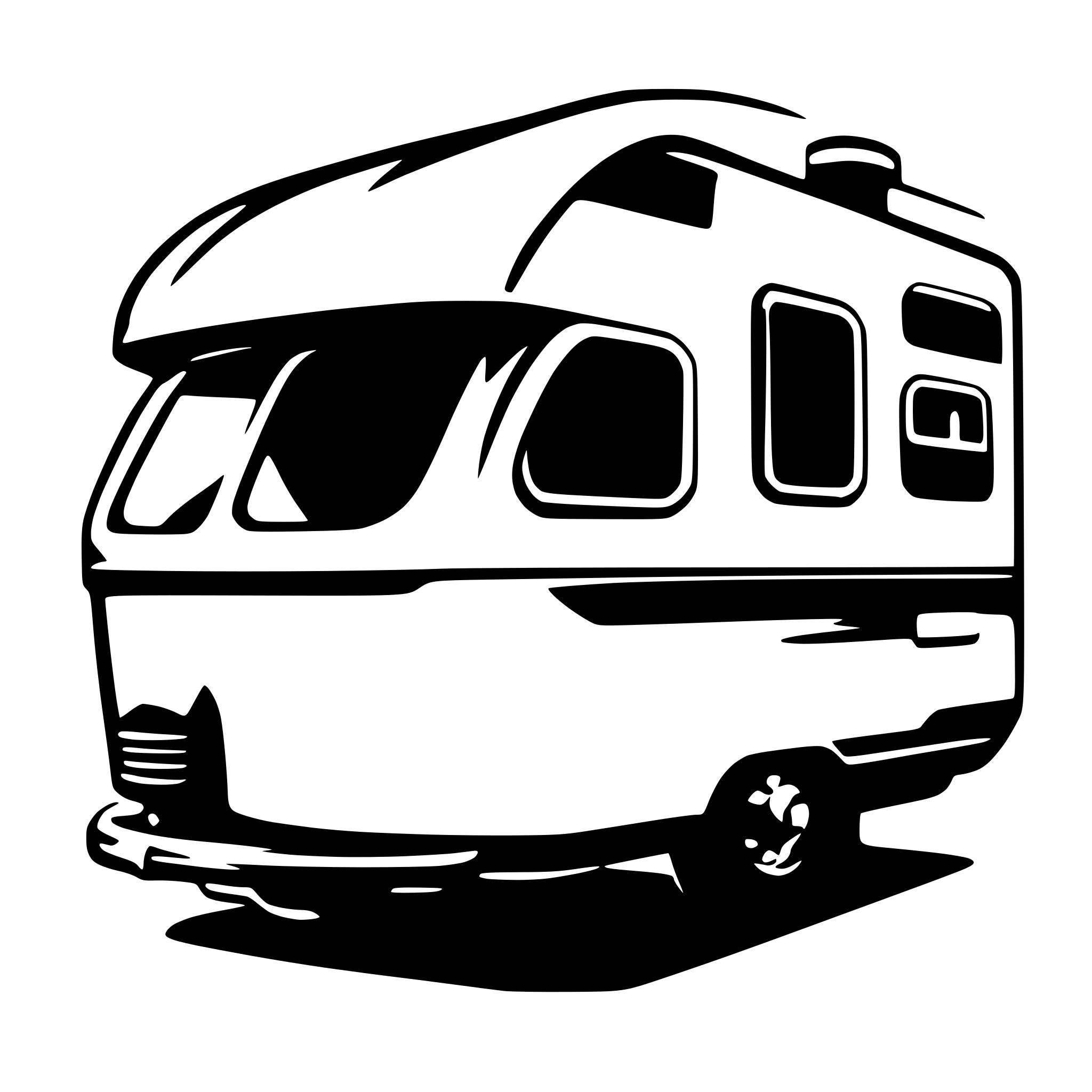 AI-generated SVG of a motorhome for logo