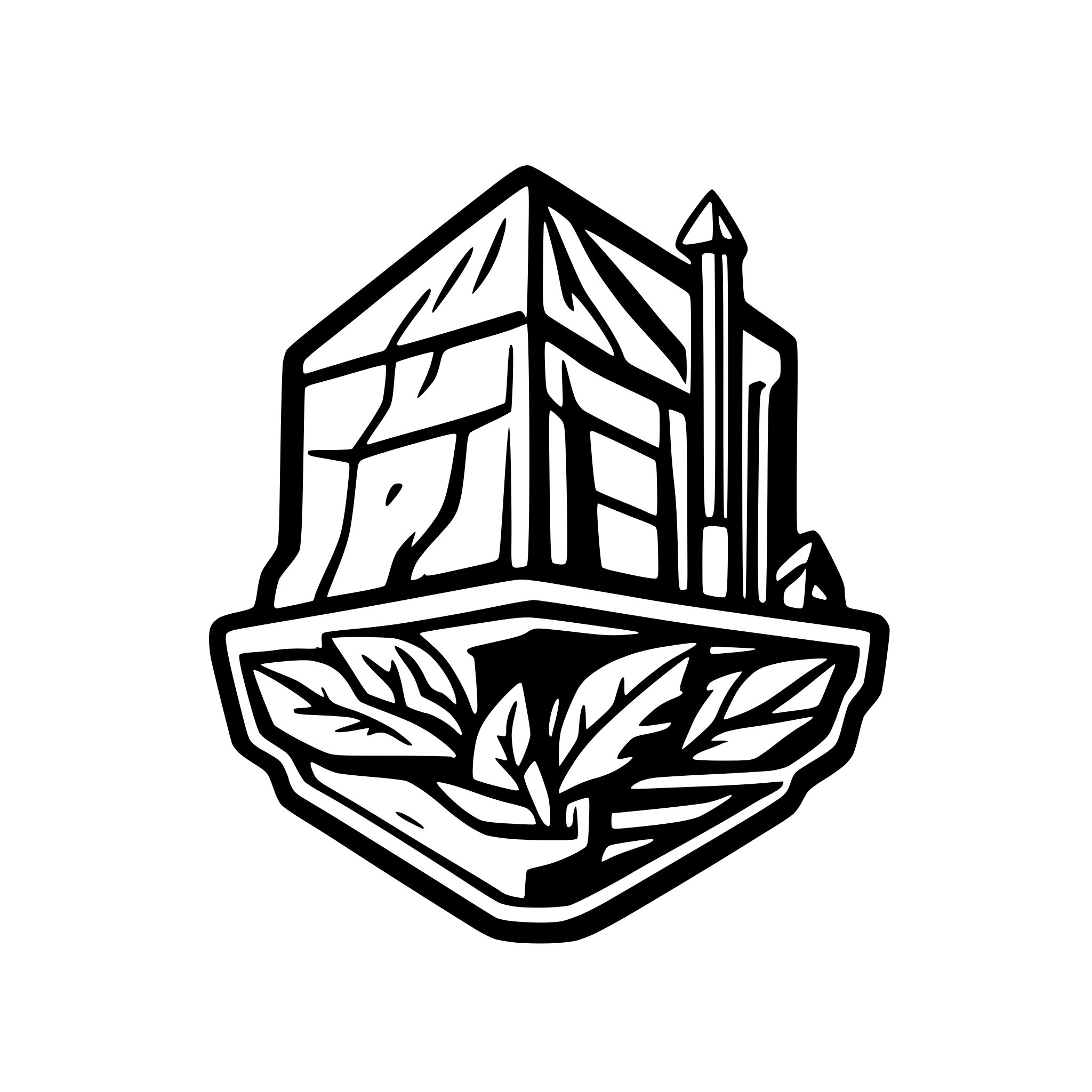 AI-generated SVG of a ark forge labs