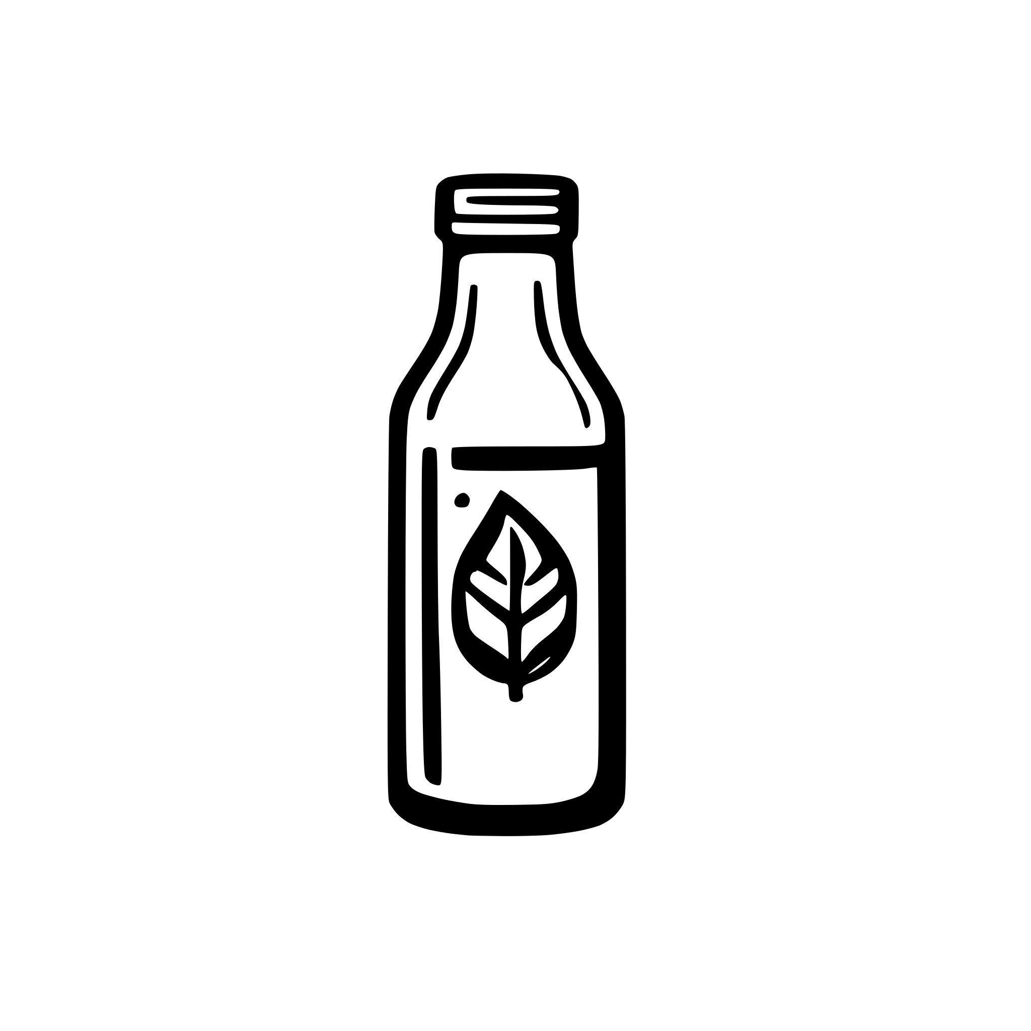 AI-generated SVG of a bottle of vinegar, outlined