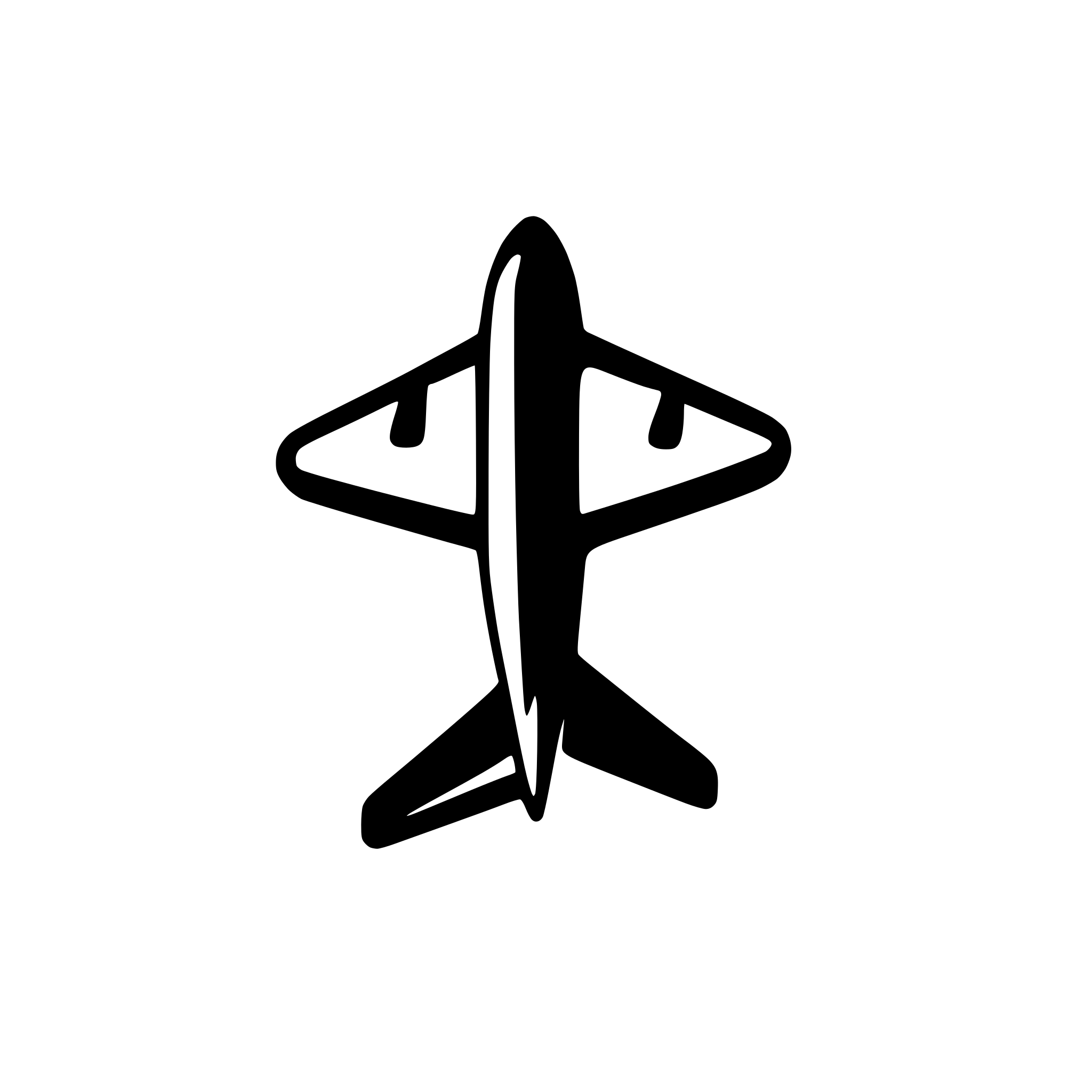 AI-generated SVG of a a very clean airplane