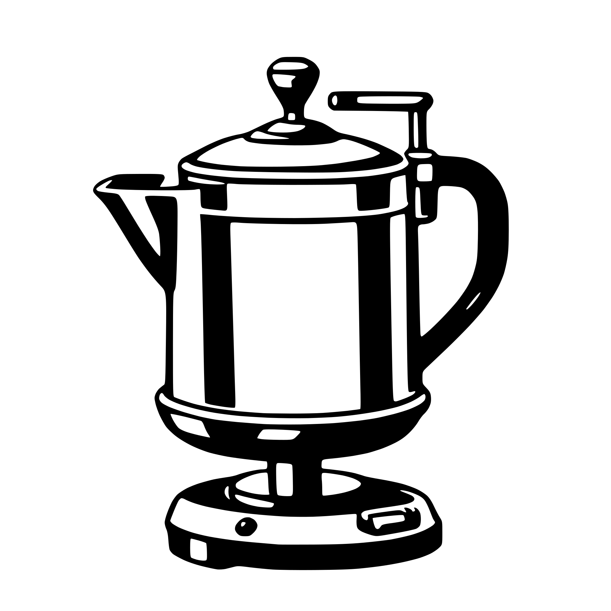AI-generated SVG of 'kettle'