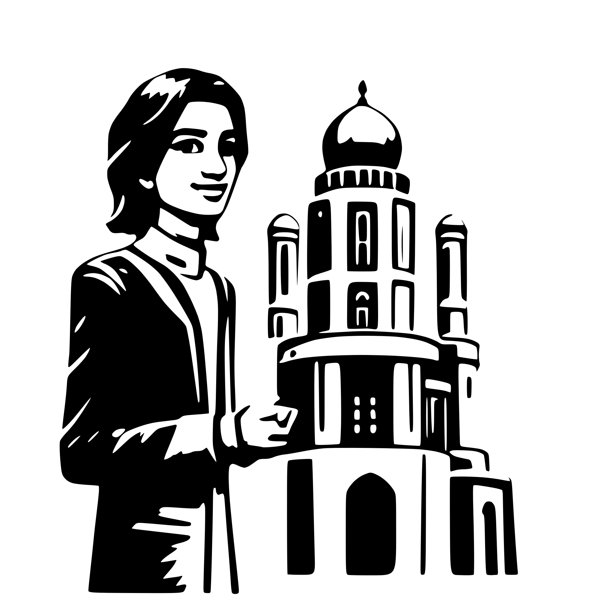 AI-generated SVG of 'azhar univeristy studenr'