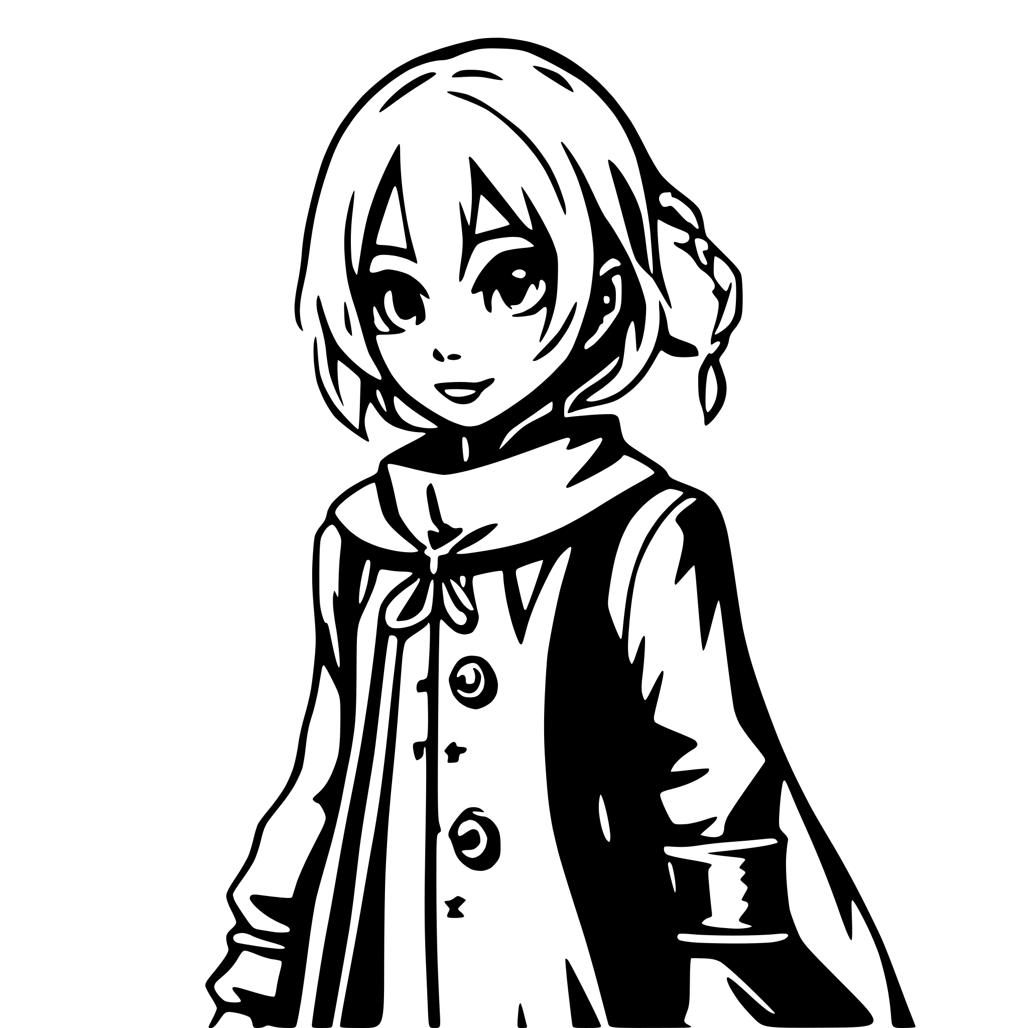 AI-generated SVG of 'Young archmage who walk straight'