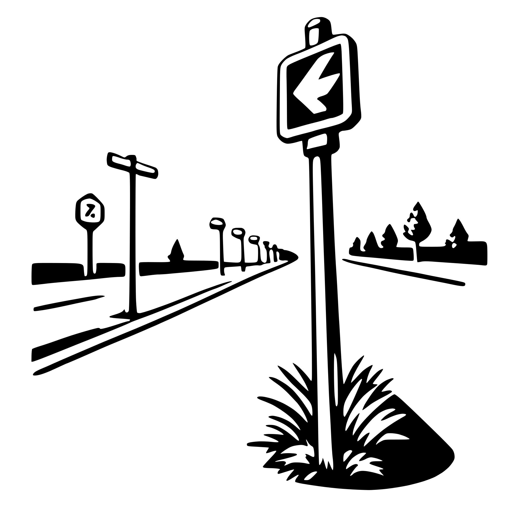 AI-generated SVG of 'street sign'