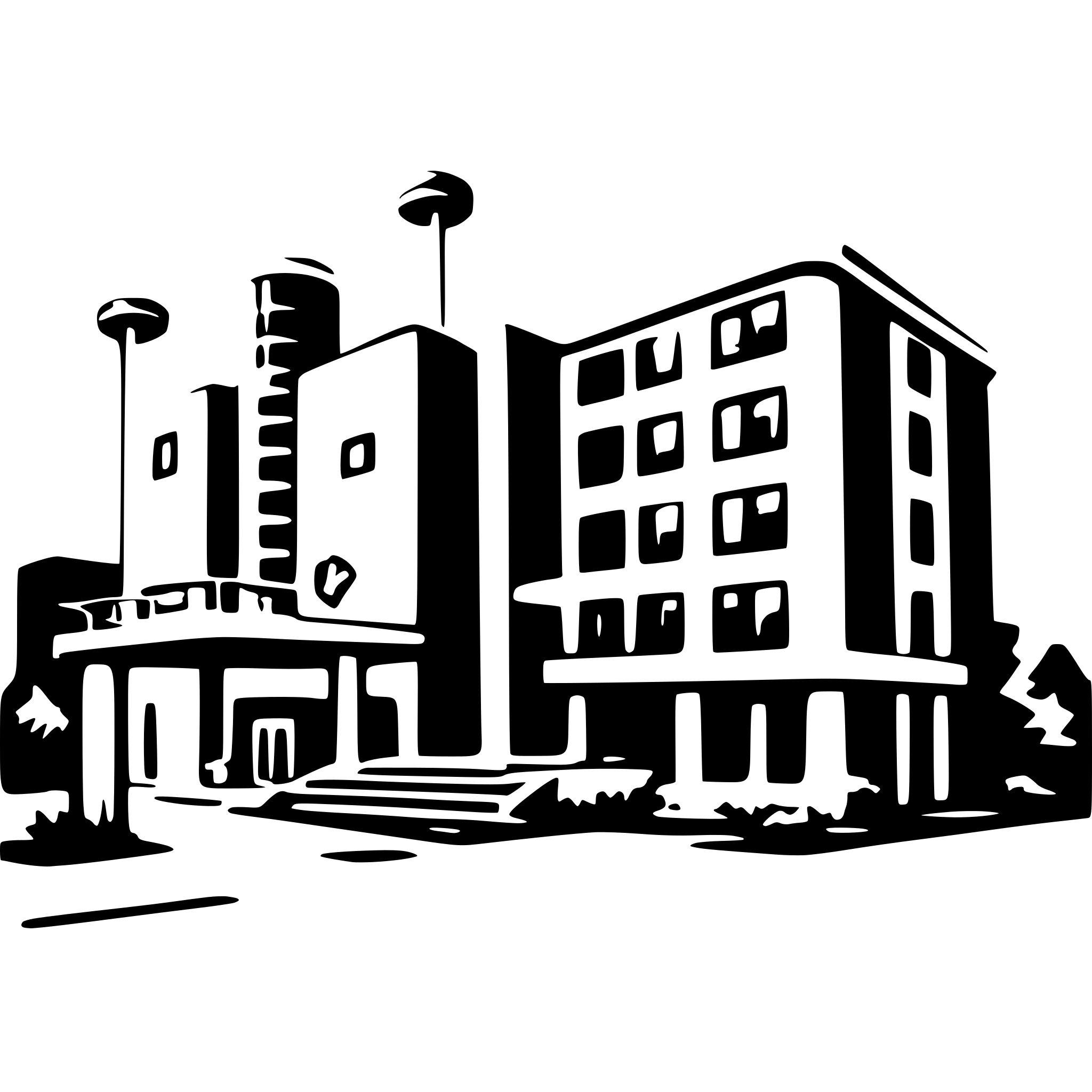 AI-generated SVG of a construction at hospital