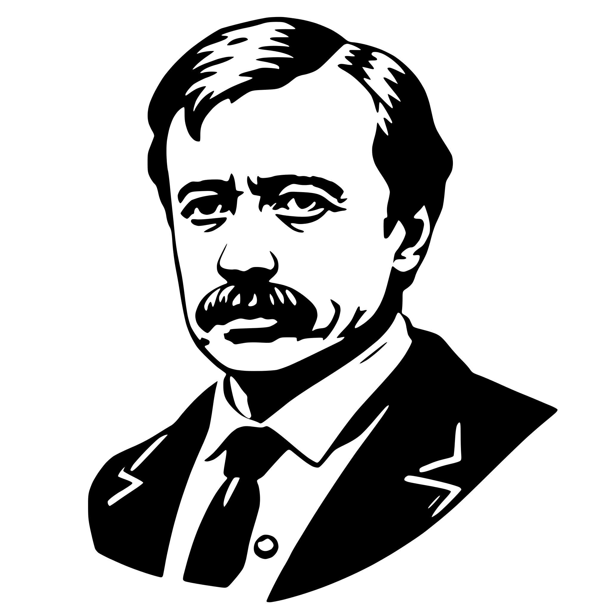 AI-generated SVG of a theodore roosevelt
