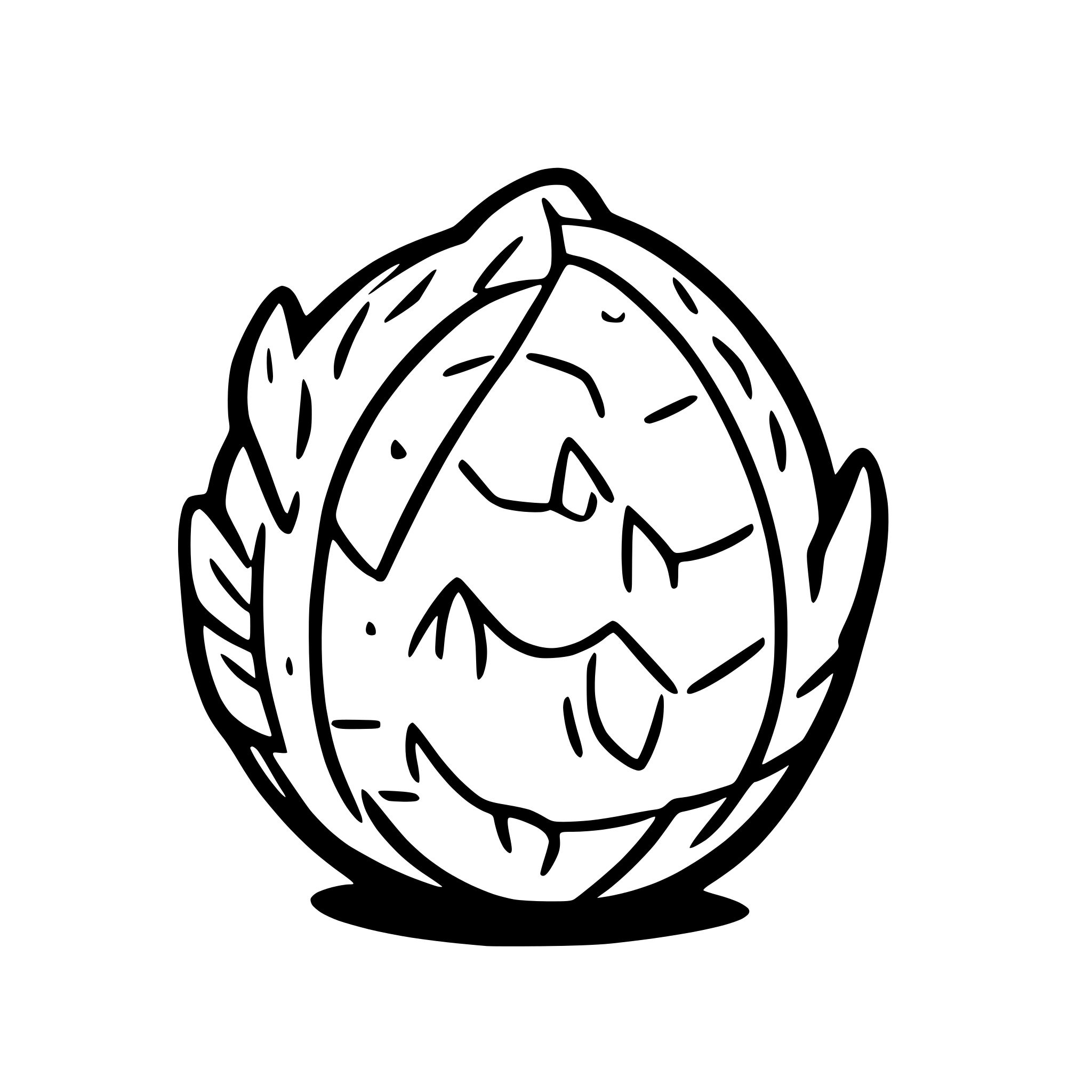 AI-generated SVG of 'cartoon style dragon egg'