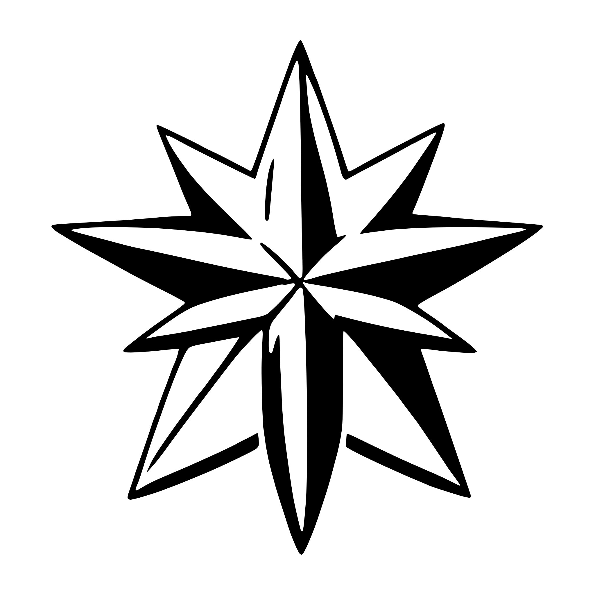 AI-generated SVG of a christmas star