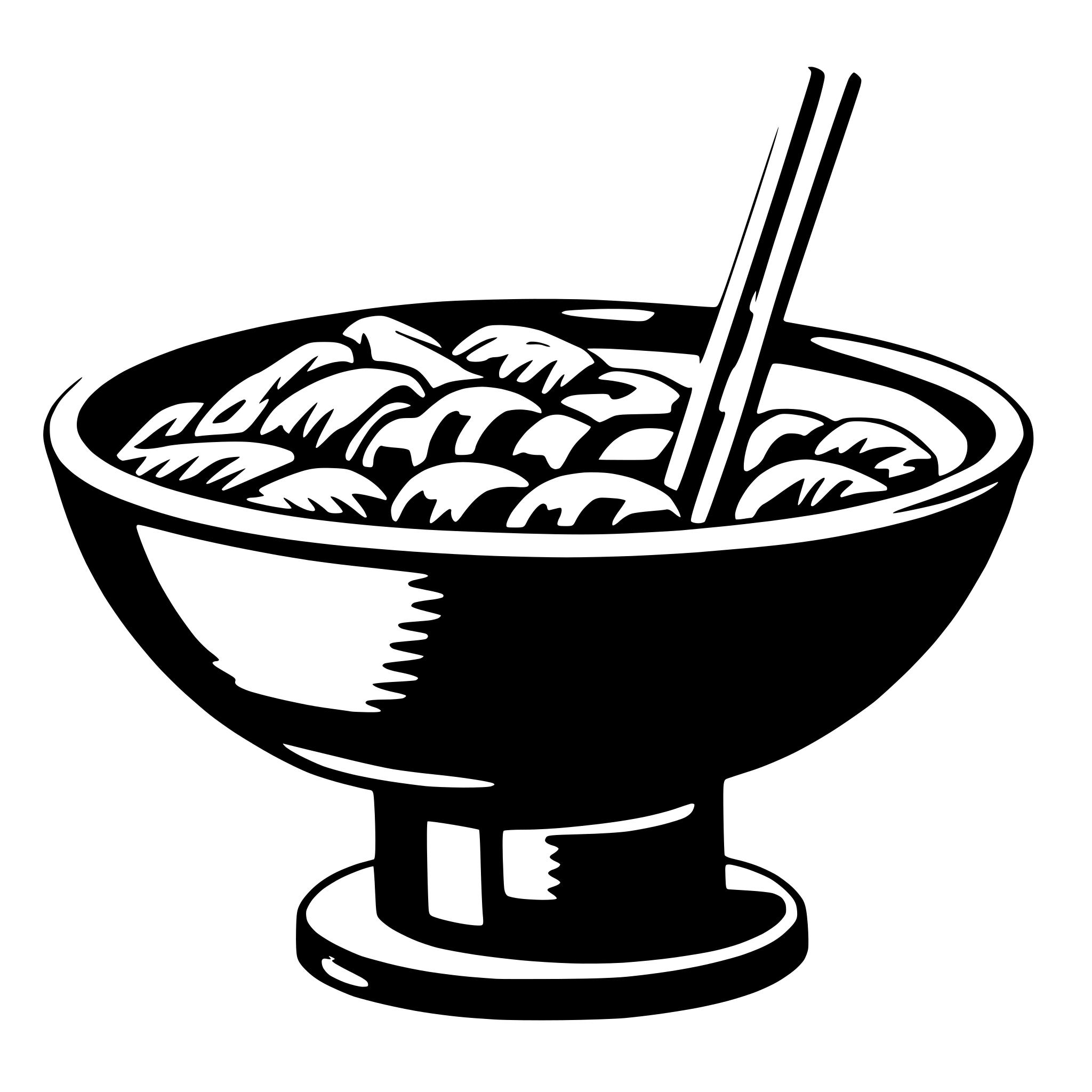 AI-generated SVG of 'wok'