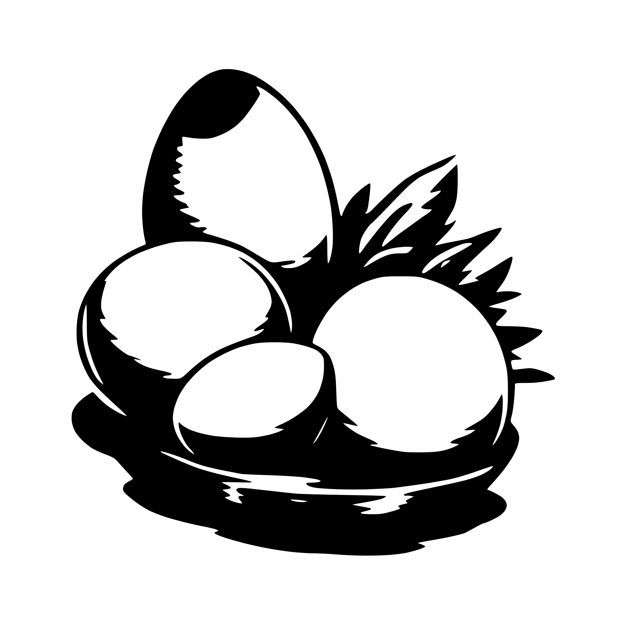 AI-generated SVG of a 3 oeufs