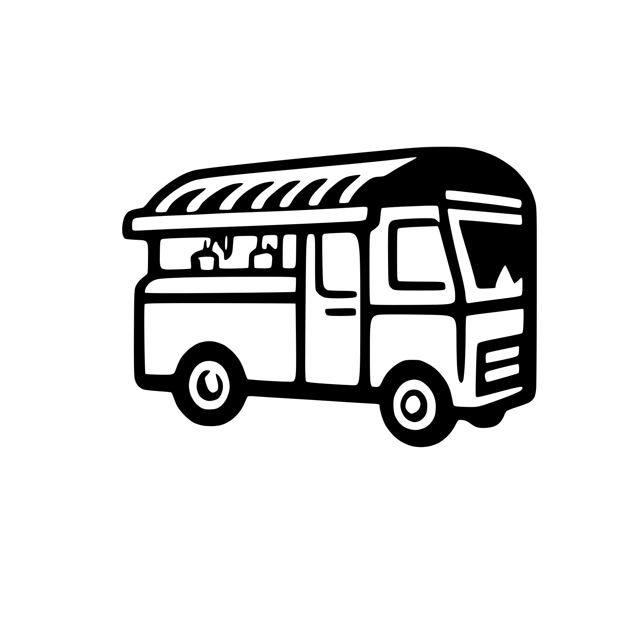 AI-generated SVG of a food truck