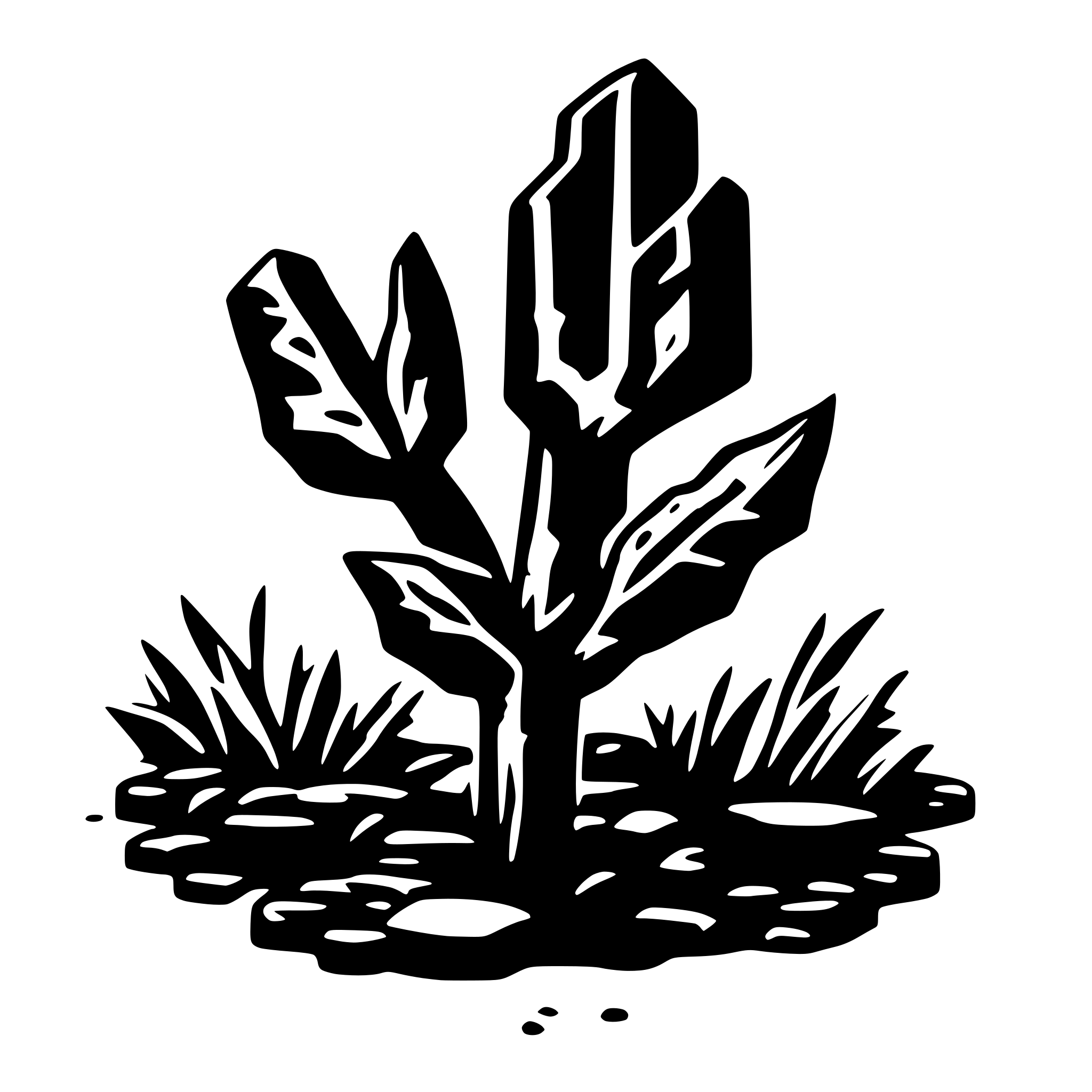 AI-generated SVG of a rust and nixos