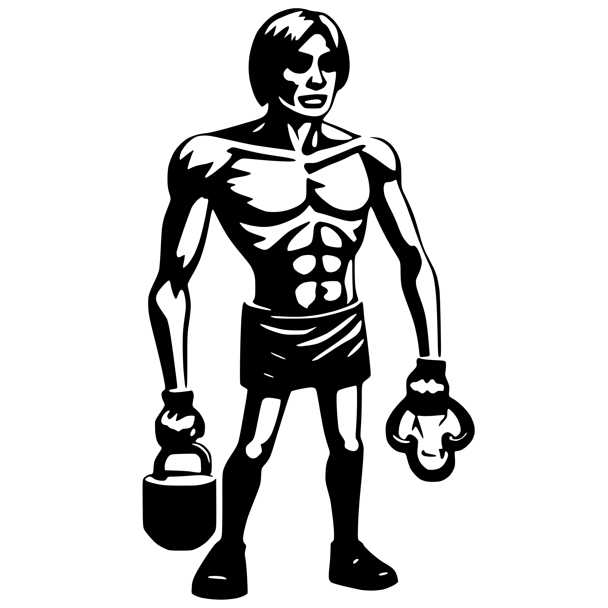 AI-generated SVG of 'toxic musculine'