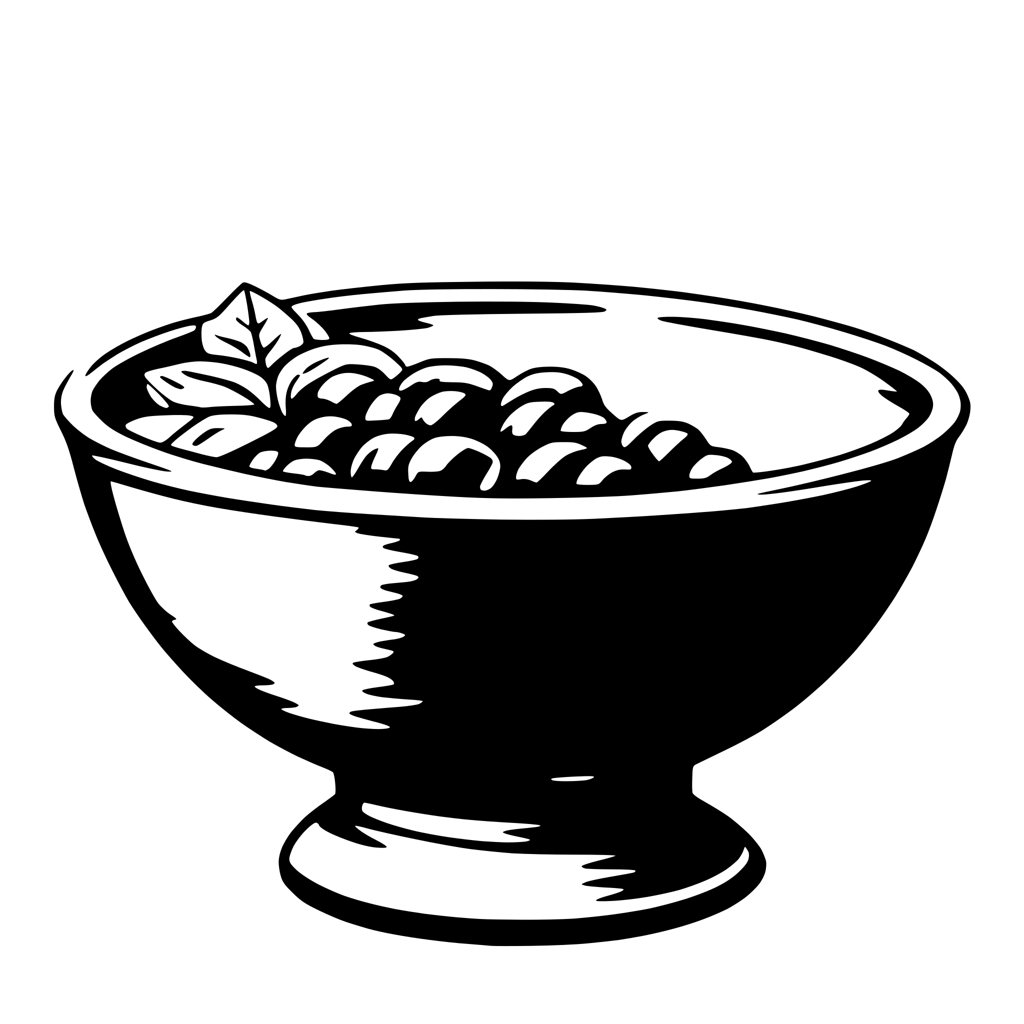 AI-generated SVG of 'bowl'