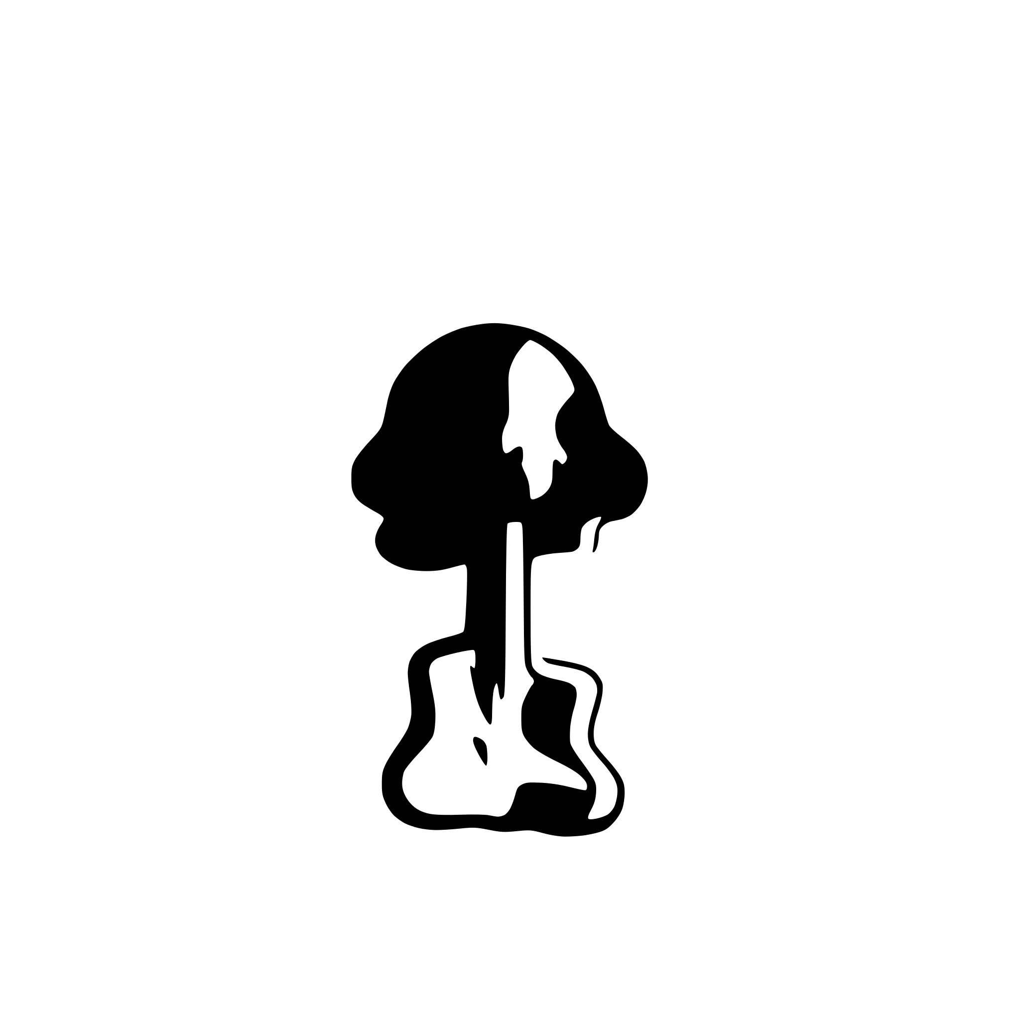 AI-generated SVG of a cute bone