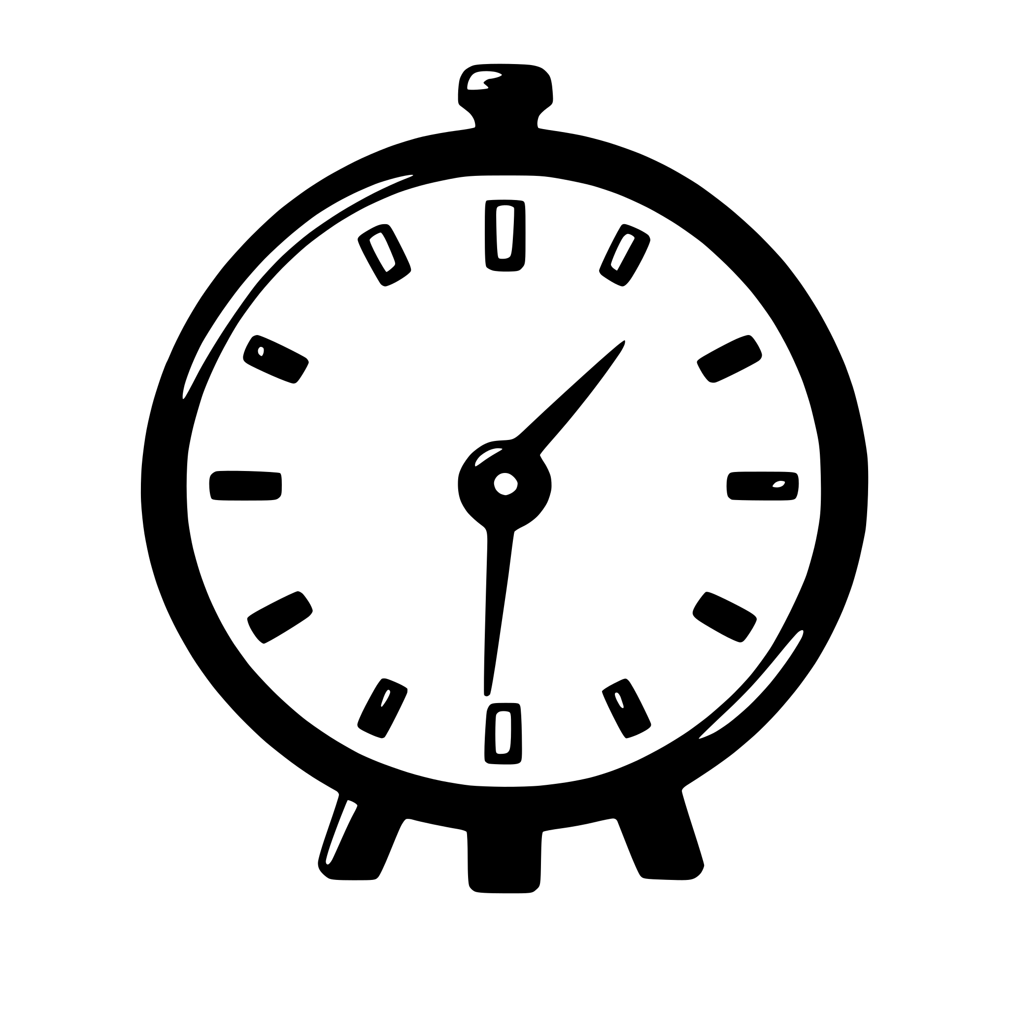 AI-generated SVG of 'TIMER WITH A MINIMAL DESIGN'