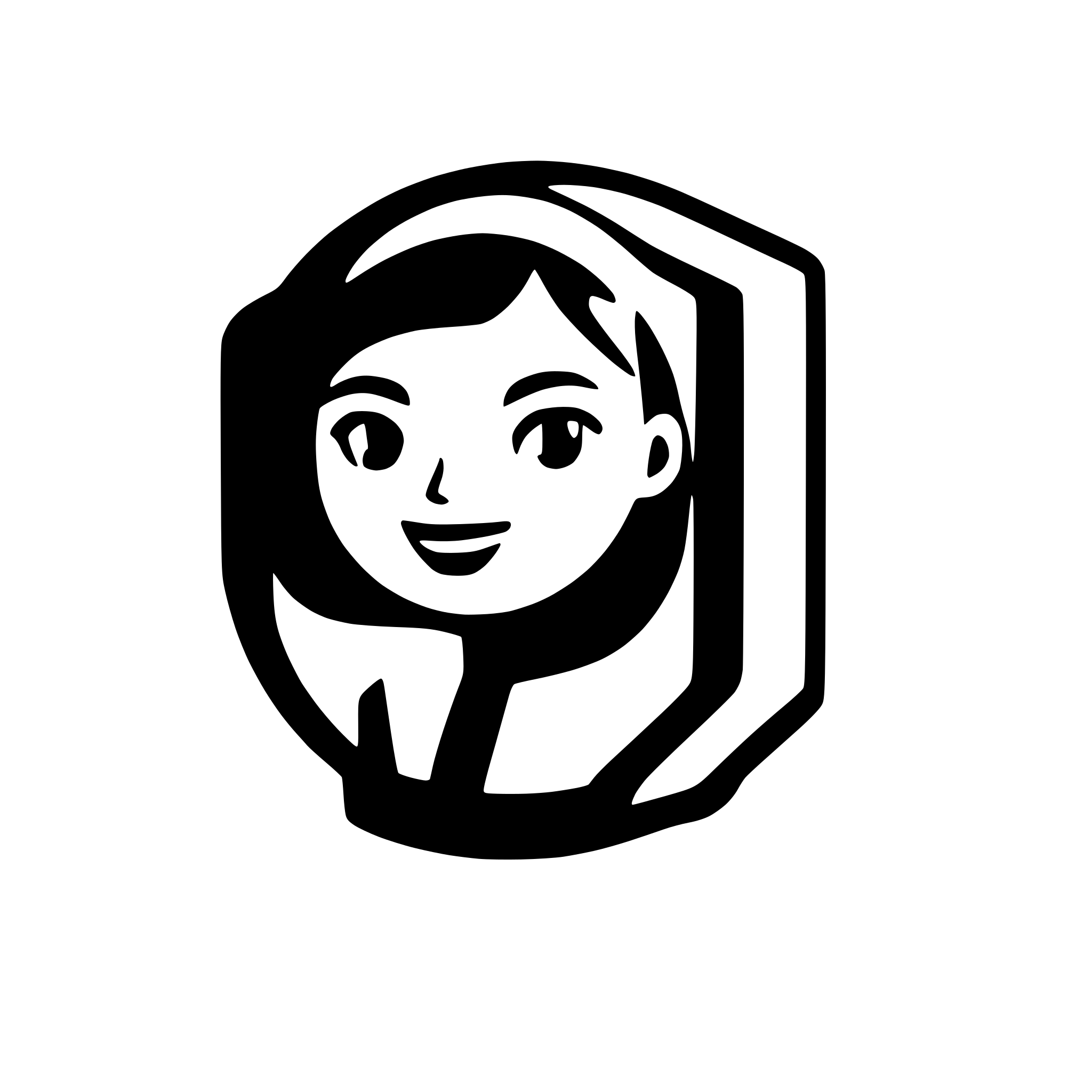 AI-generated SVG of a content creator icon
