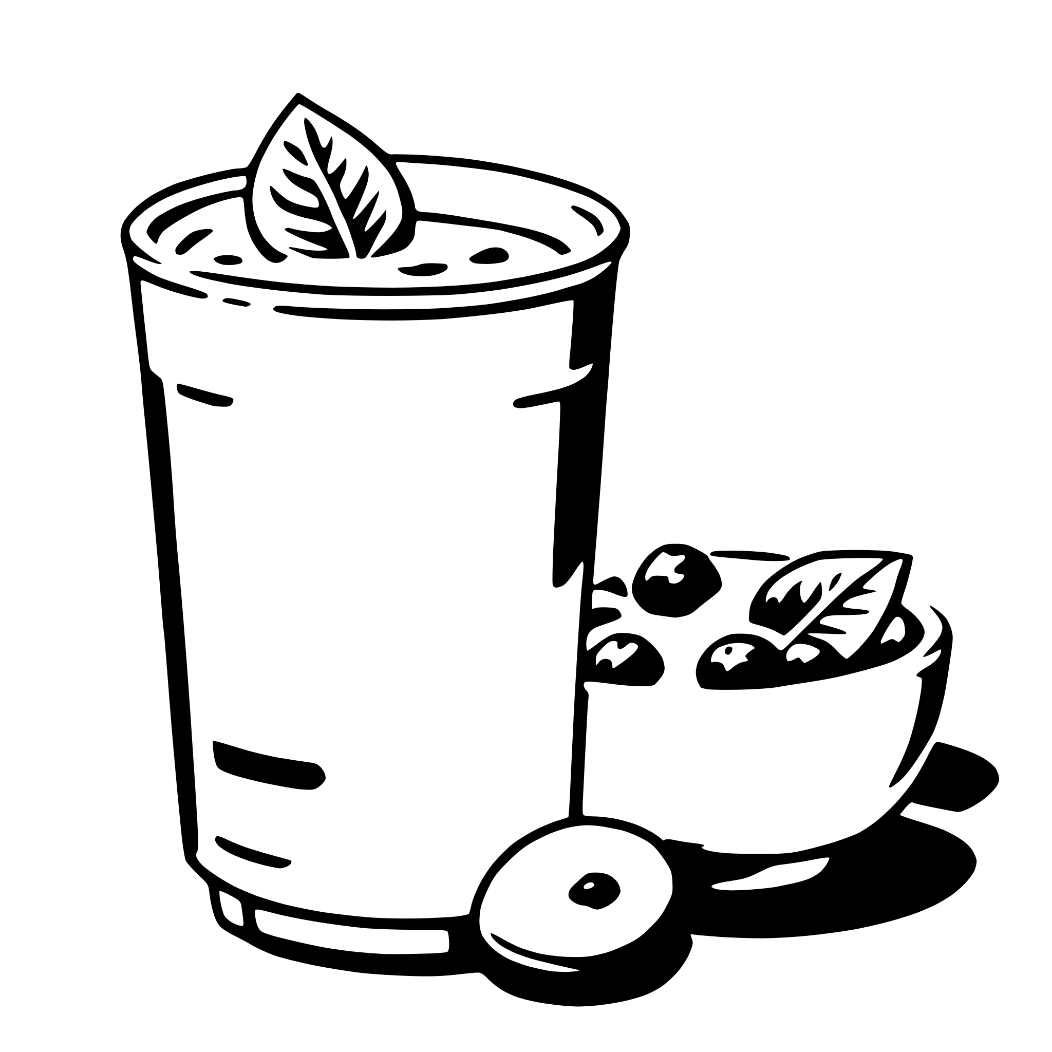 AI-generated SVG of 'yogurt'