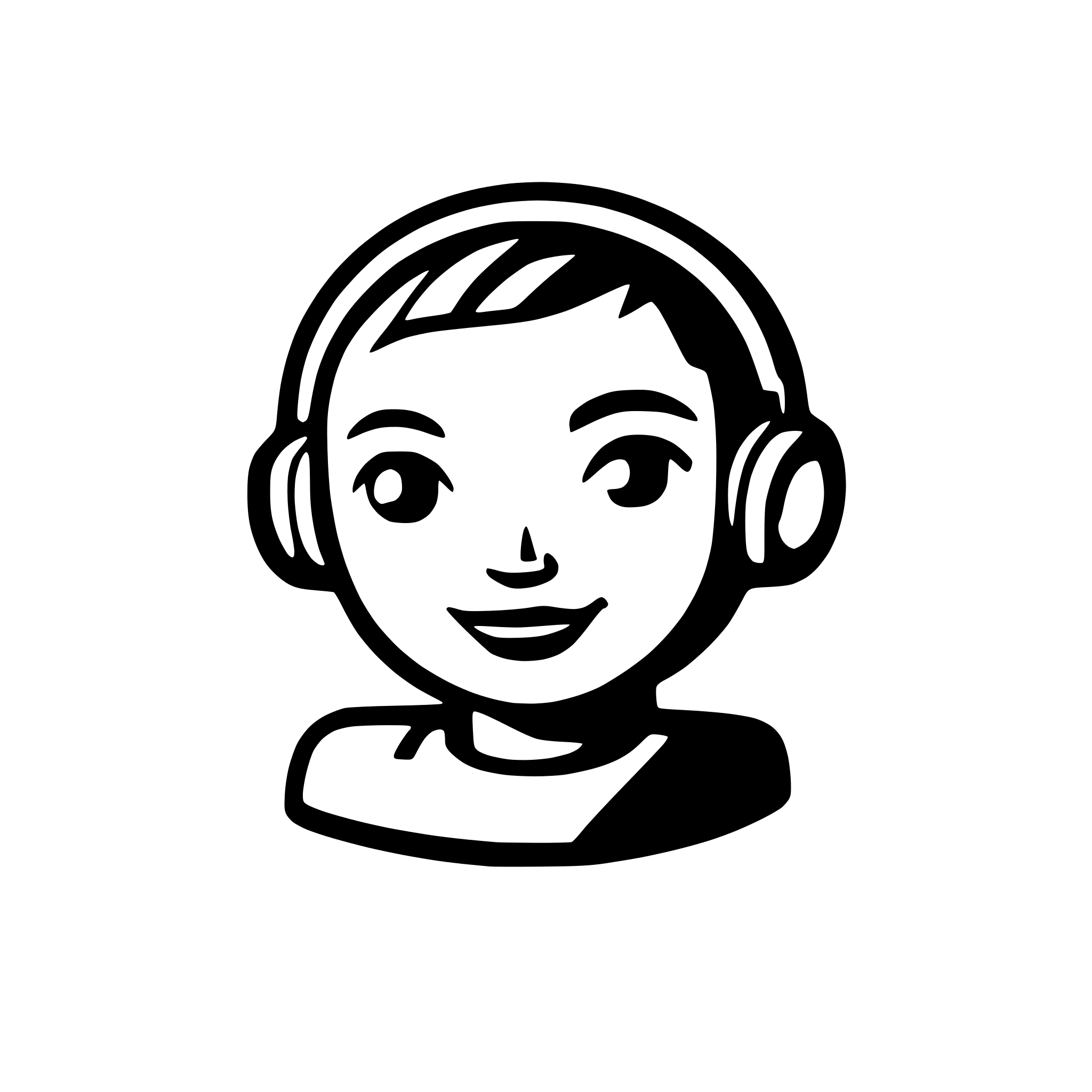 AI-generated SVG of a Web app simple logo for an AI callbot agent