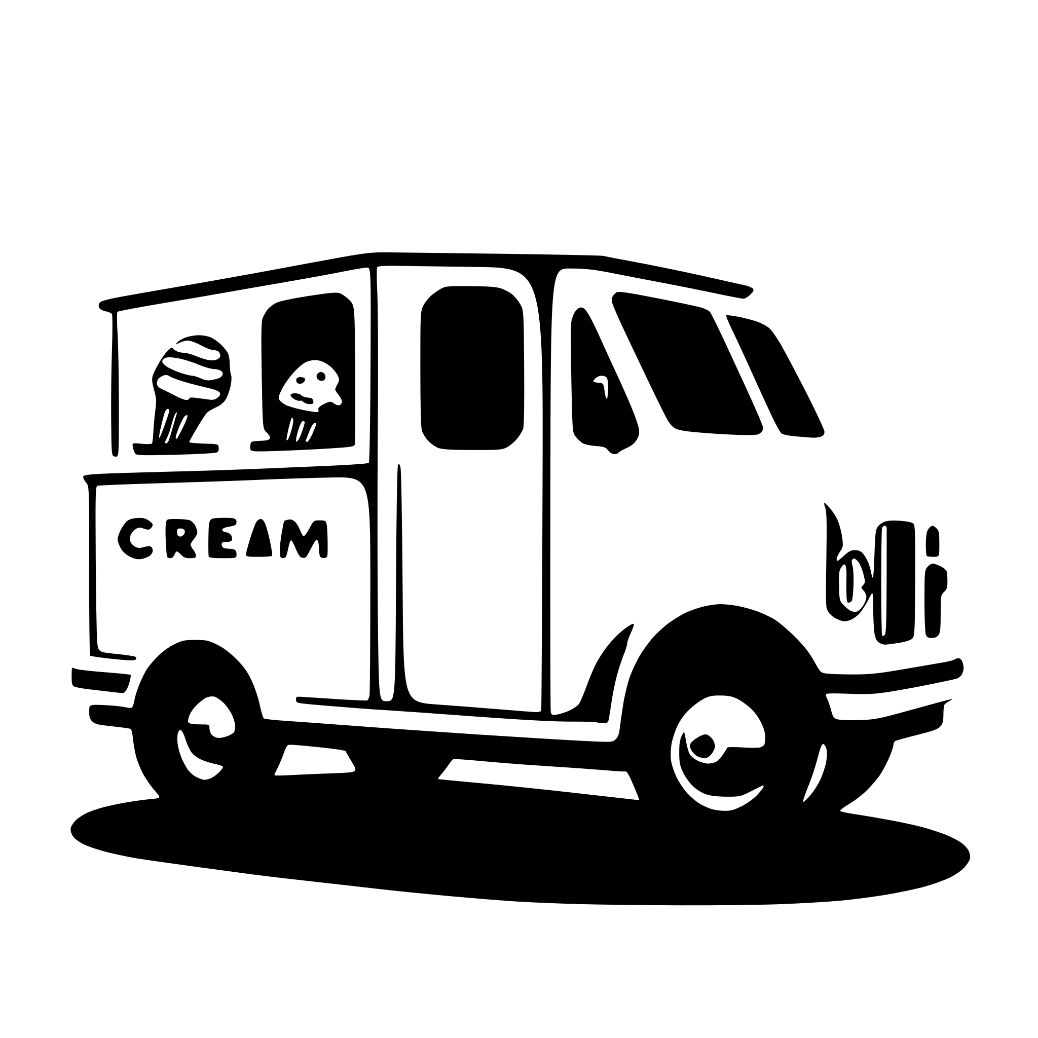 AI-generated SVG of 'ice cream truck'