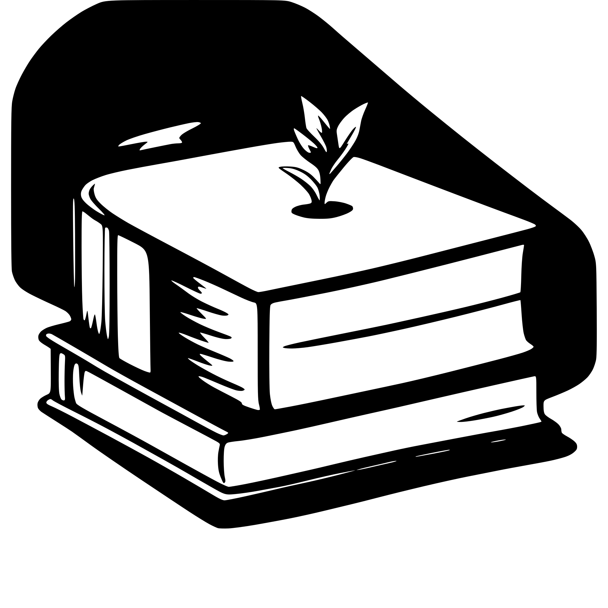 AI-generated SVG of a logo solid book exam