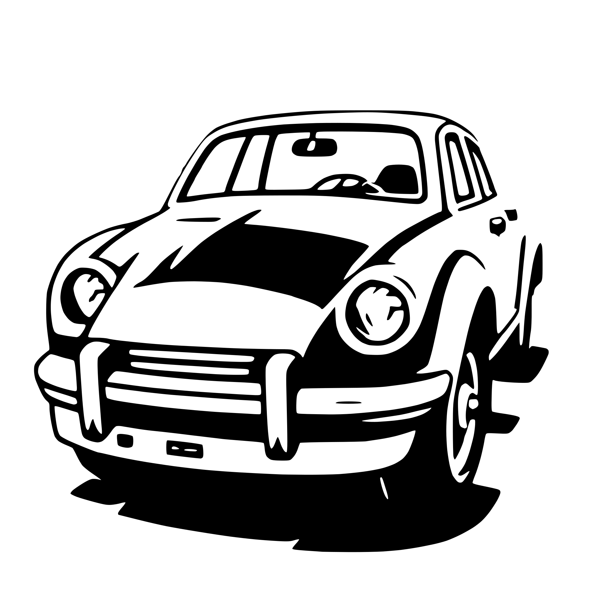 AI-generated SVG of 'sedan'