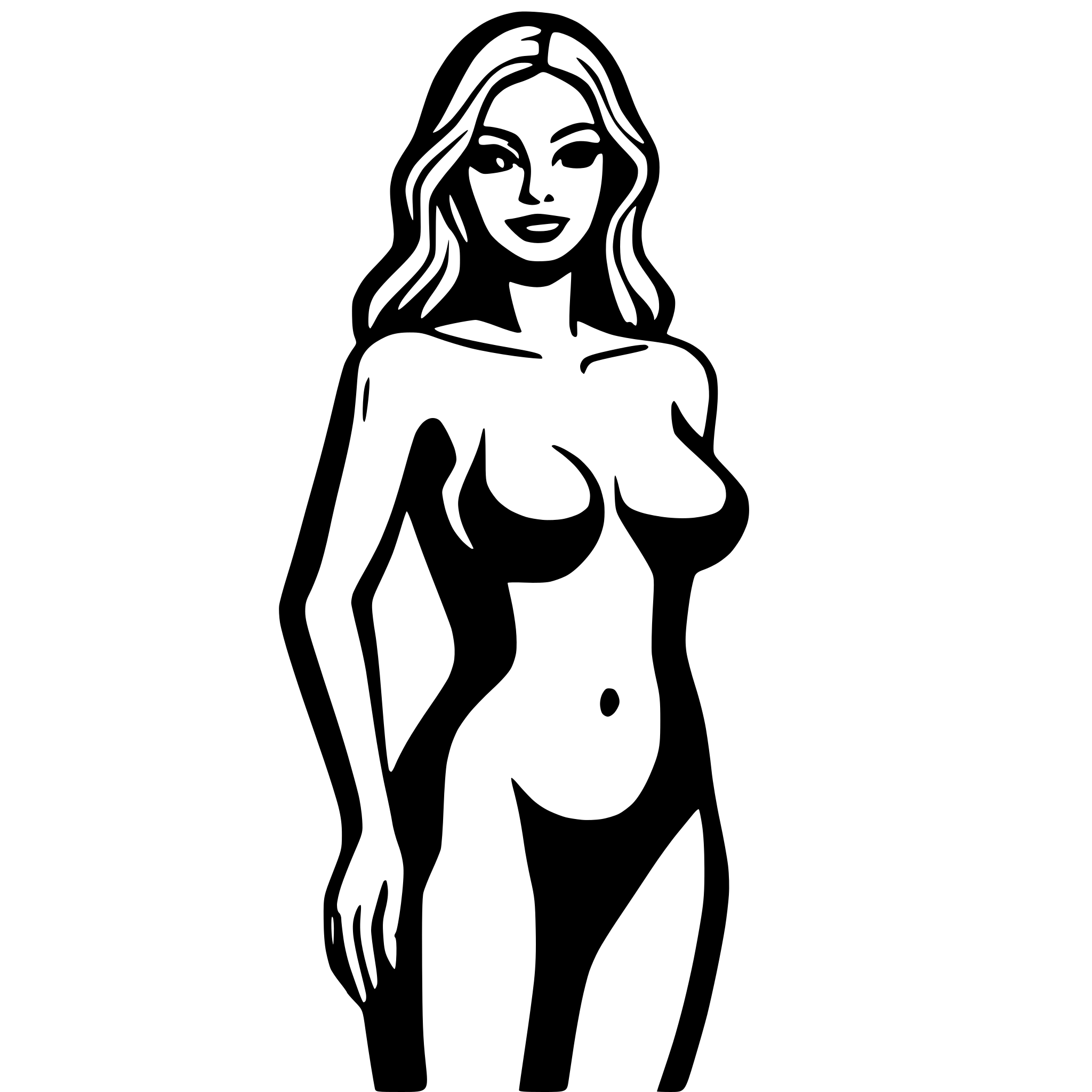 AI-generated SVG of a nude woman, full body, big curves