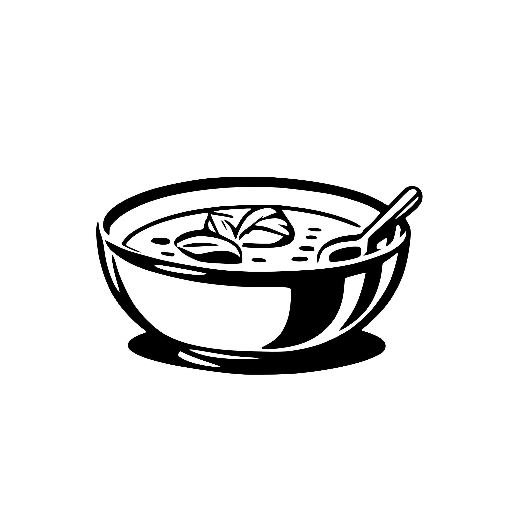 AI-generated SVG of a a soupbowl