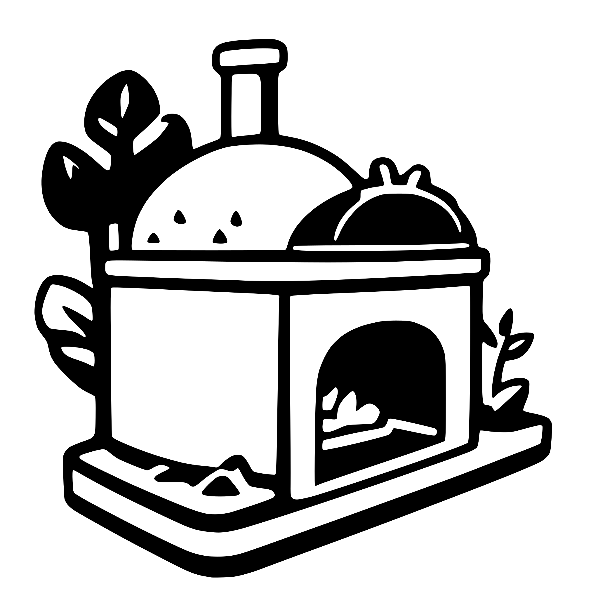 AI-generated SVG of a clay oven