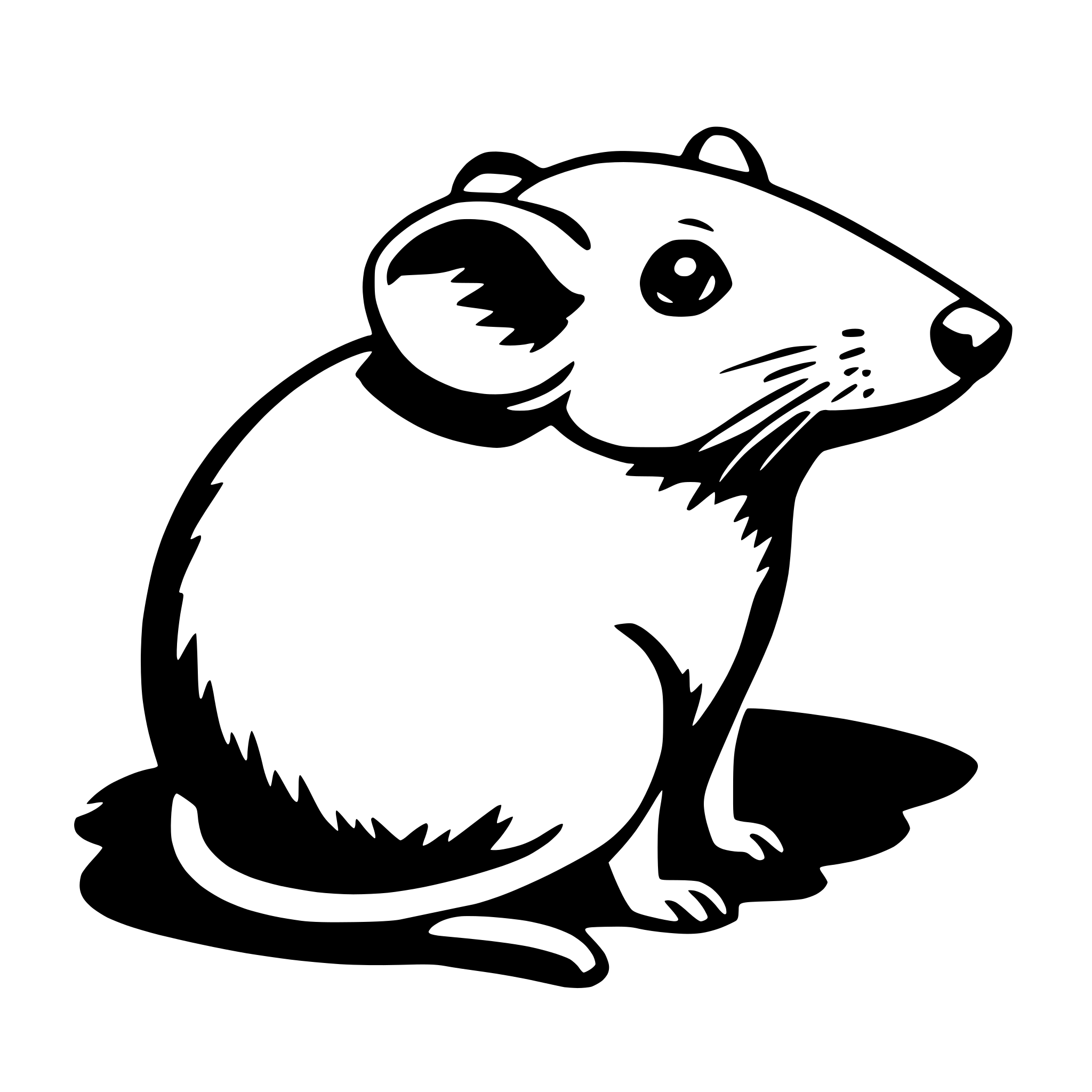 AI-generated SVG of a mouse