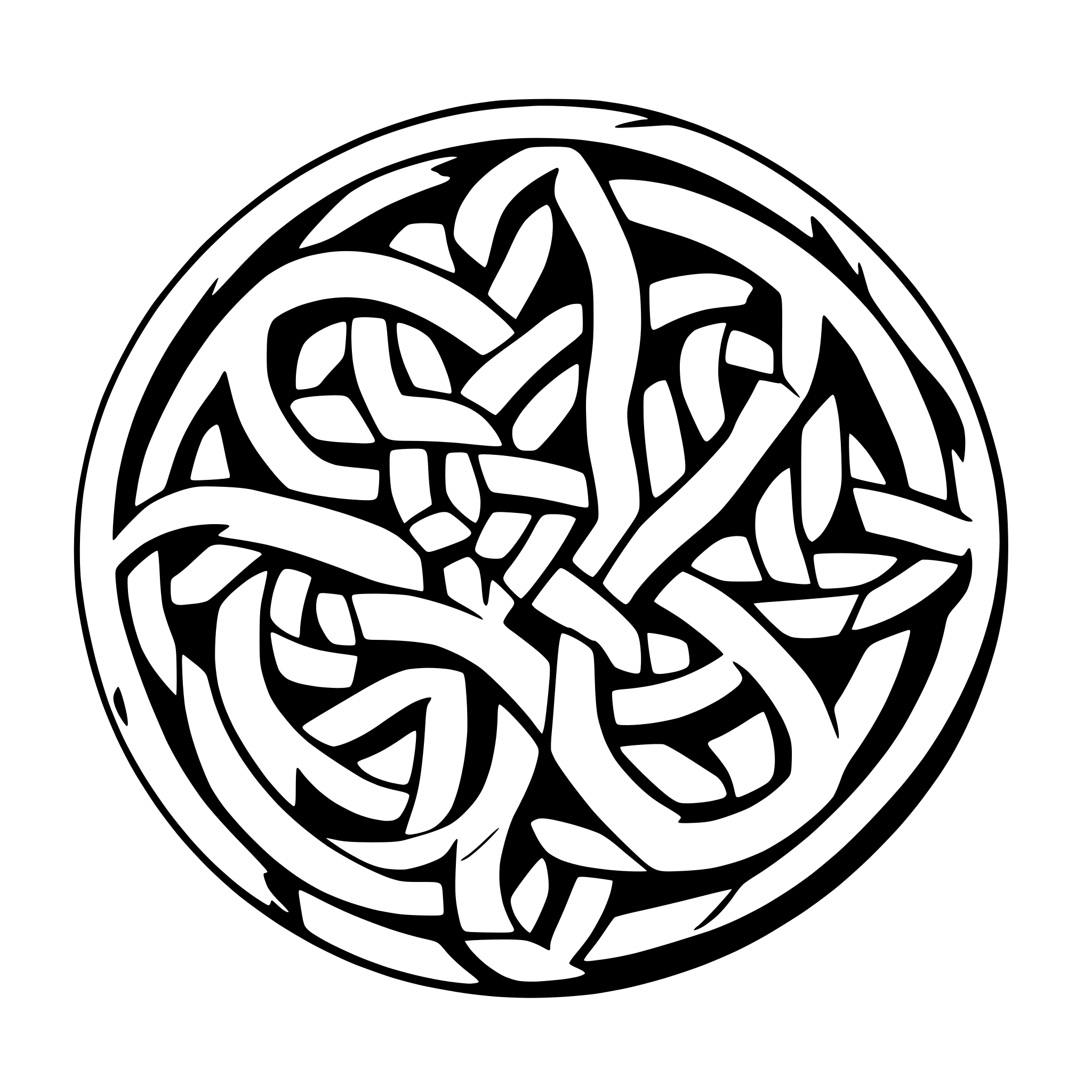 AI-generated SVG of 'Celtic knots'