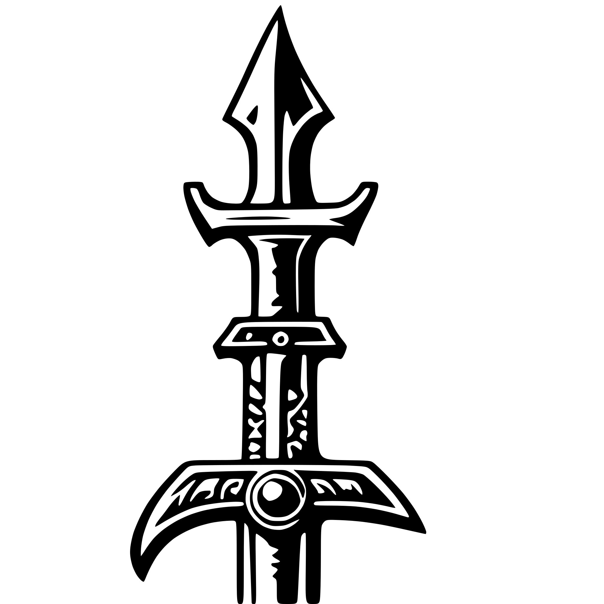 AI-generated SVG of 'warhammer weapon'