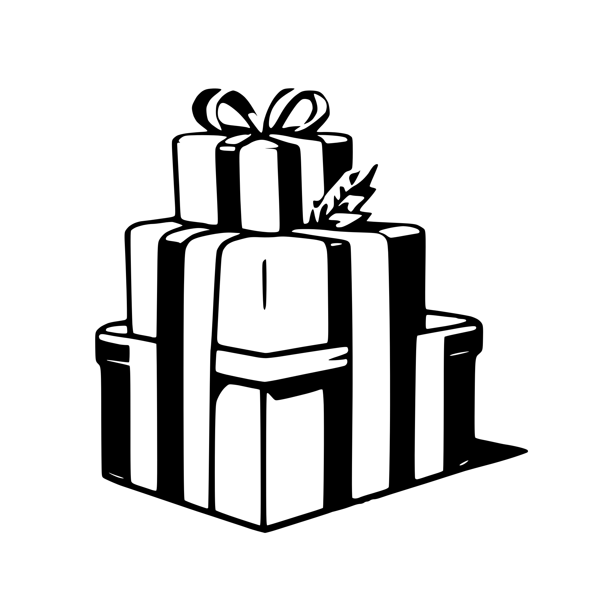 AI-generated SVG of 'christmas presents'