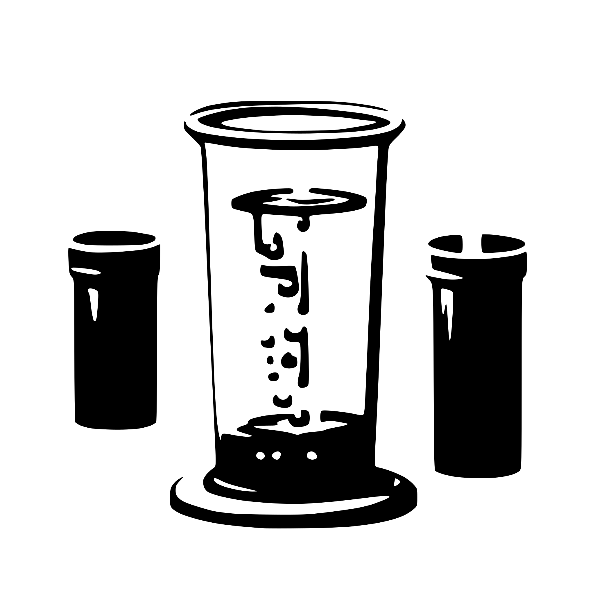 AI-generated SVG of 'a beaker with liquid filling until it overflows'