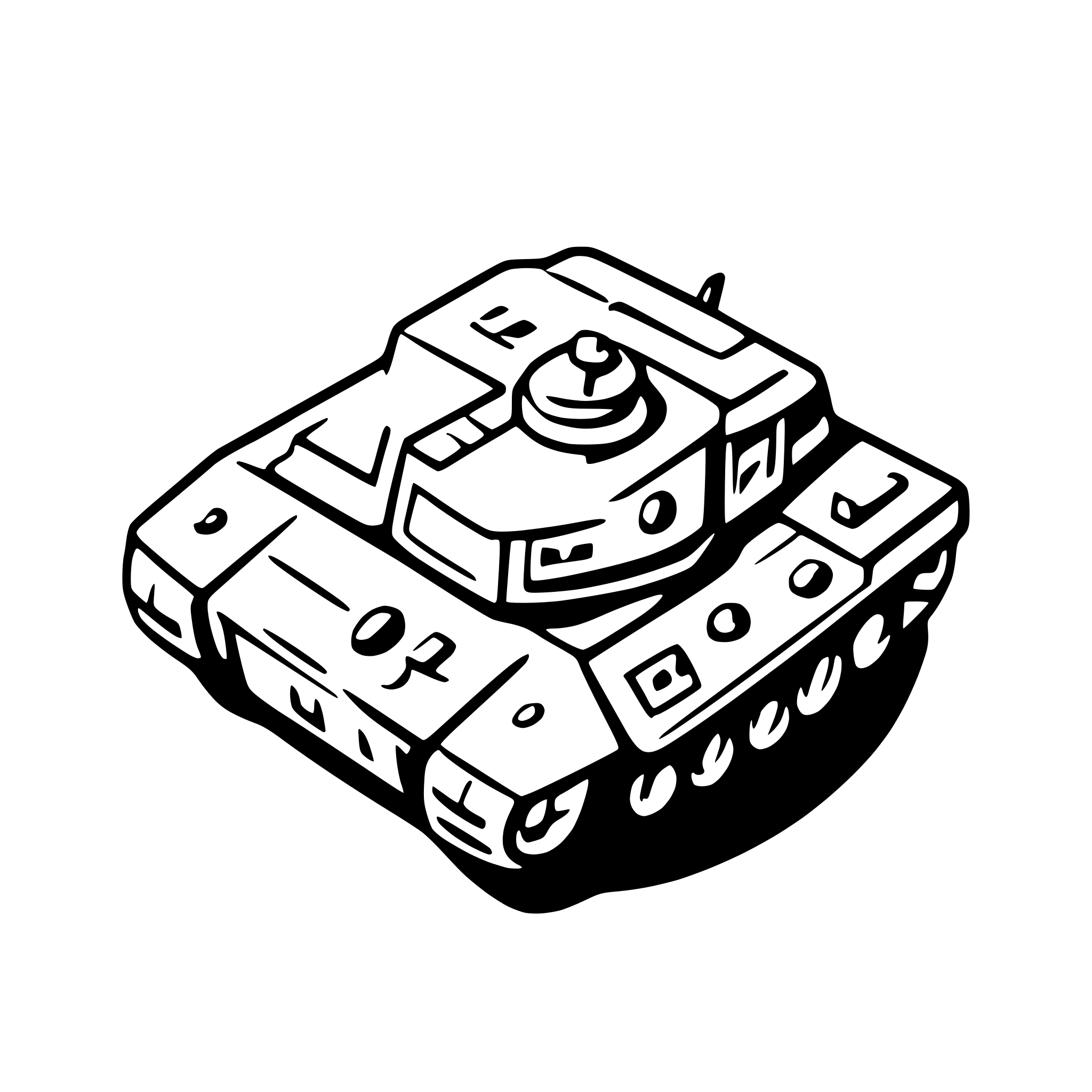 AI-generated SVG of a detailed isometric view of Japanese Type 99