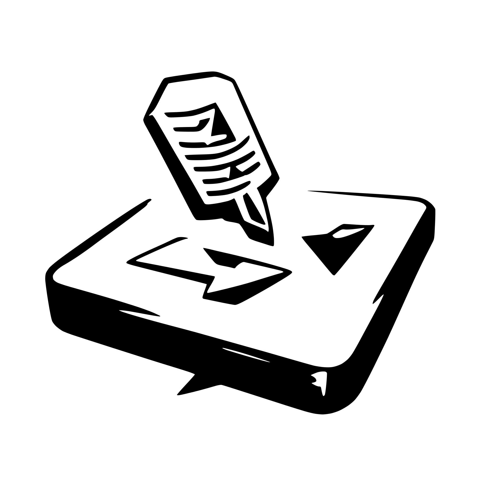 AI-generated SVG of 'sending a message'