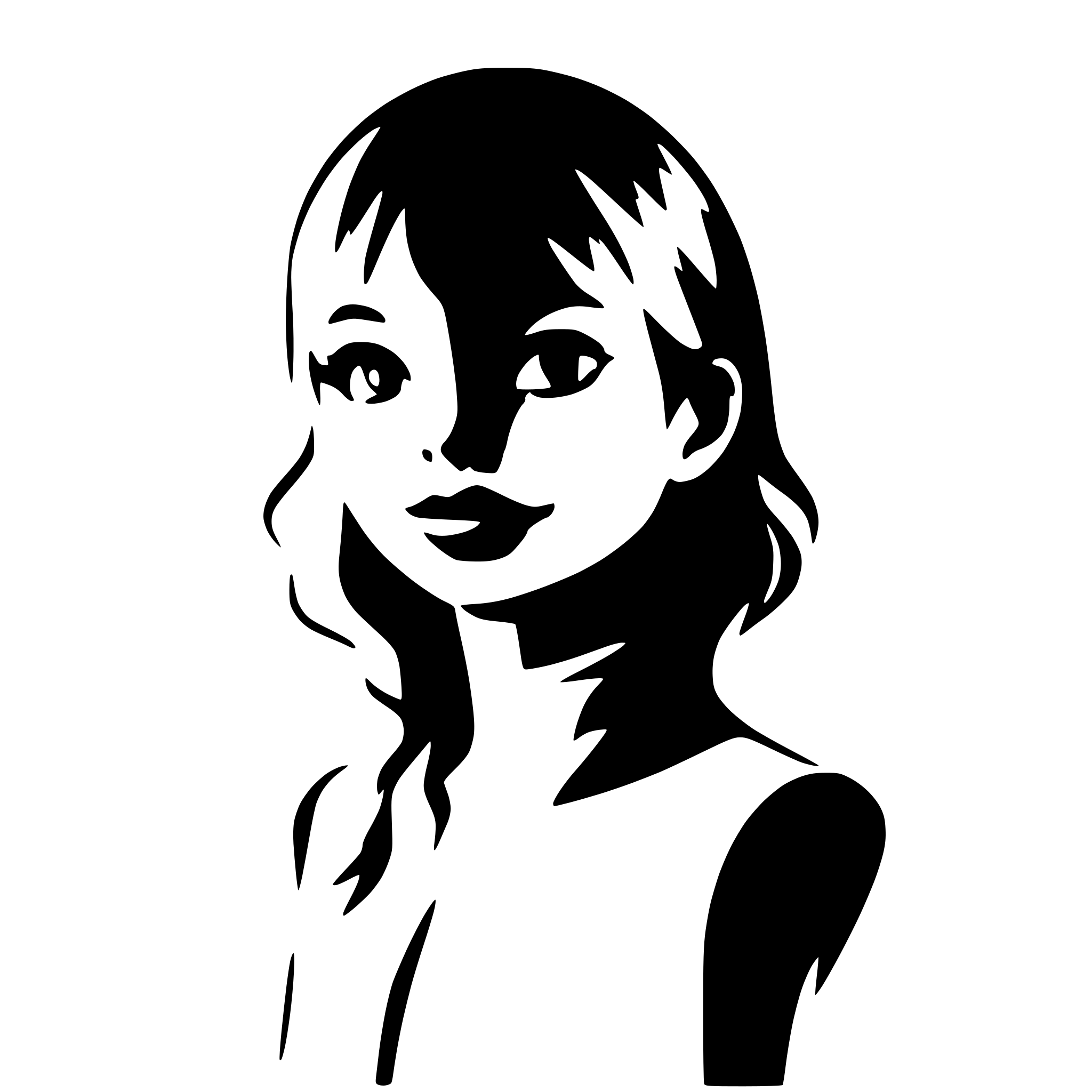 AI-generated SVG of 'a portrait'
