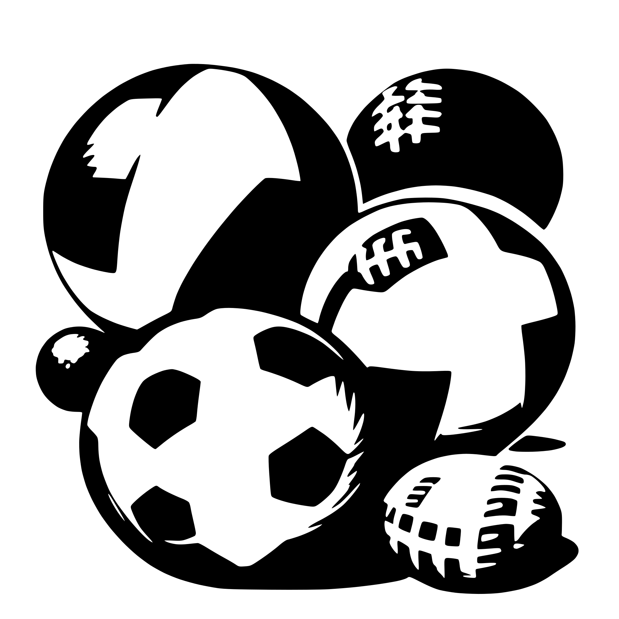 AI-generated SVG of a Sports Balls Bundle