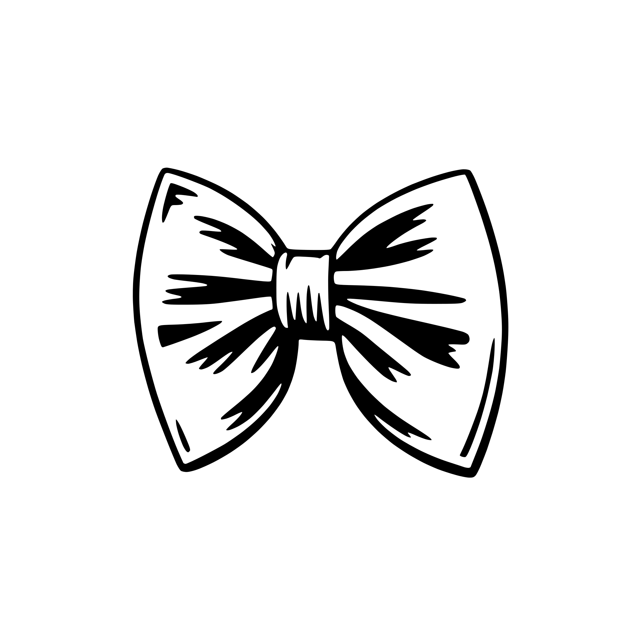 AI-generated SVG of a bow tie