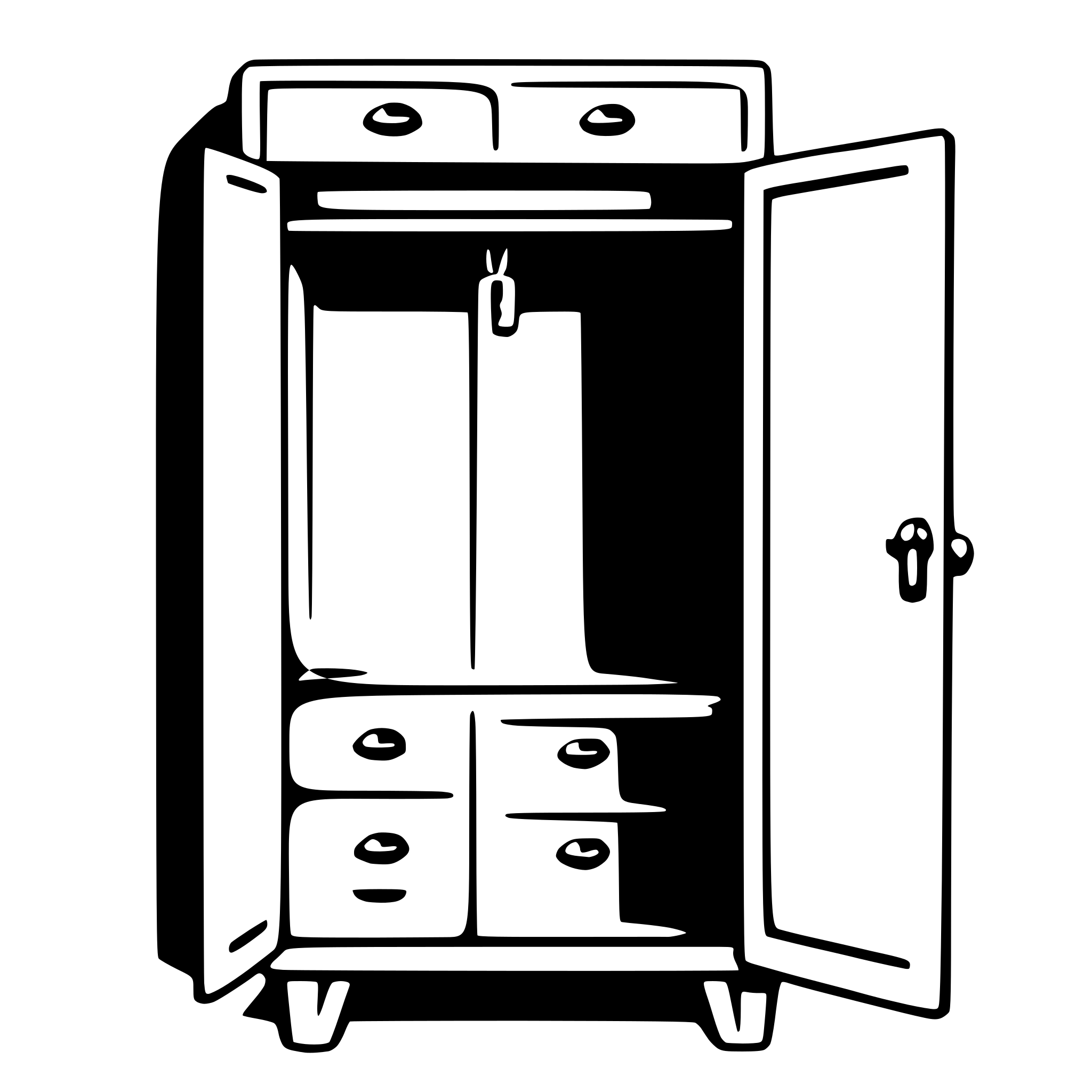 AI-generated SVG of a wardrobe