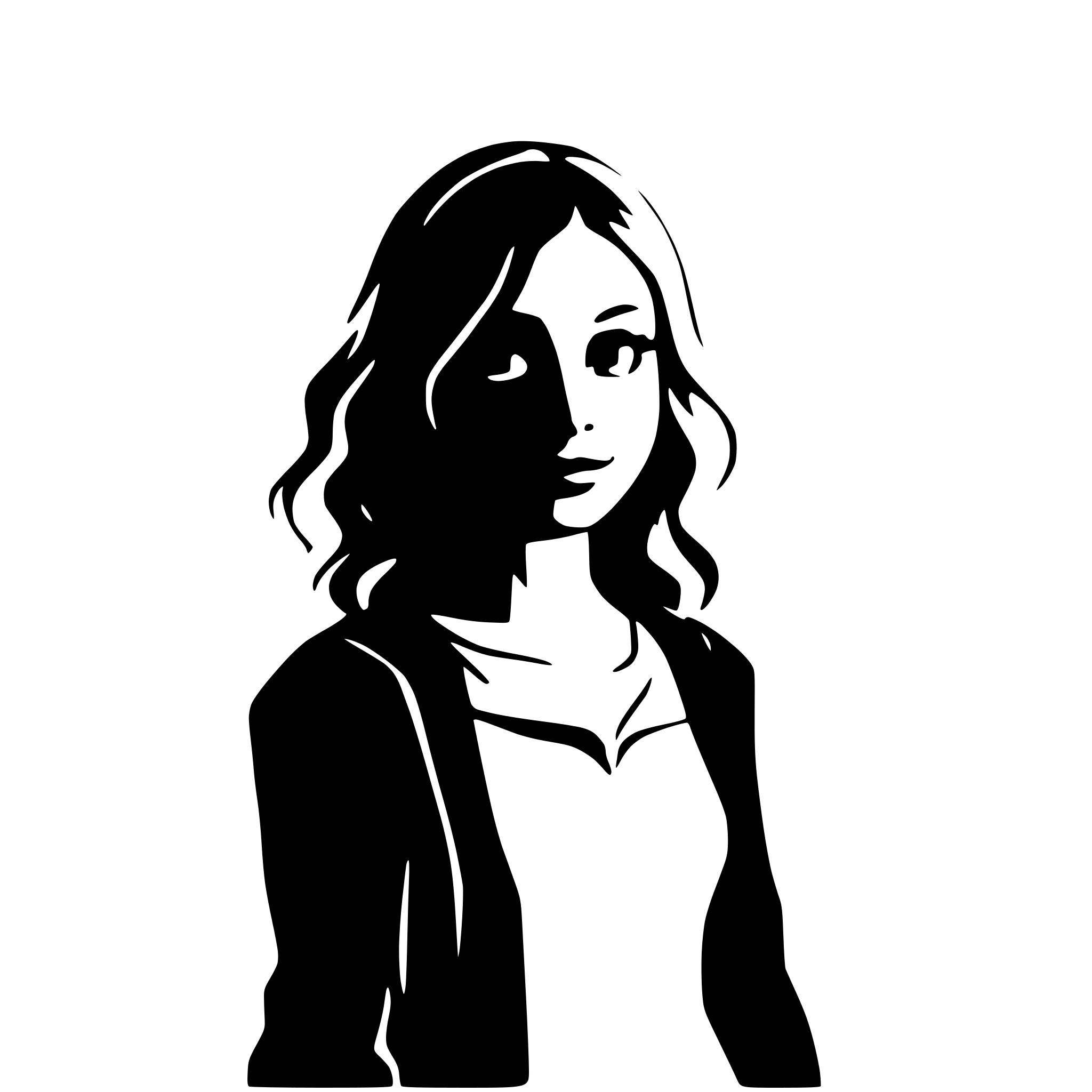 AI-generated SVG of a student suprised