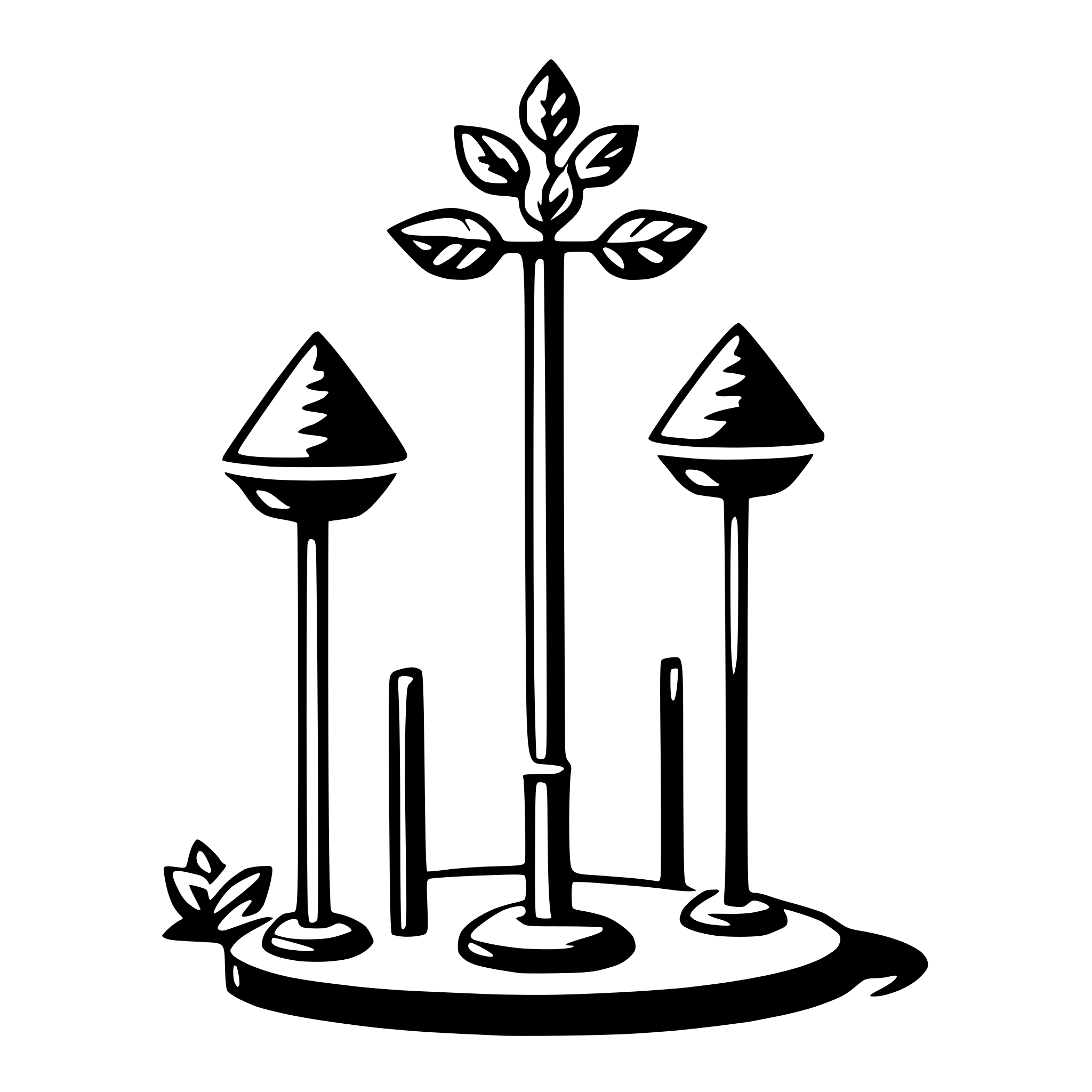 AI-generated SVG of 'stand'