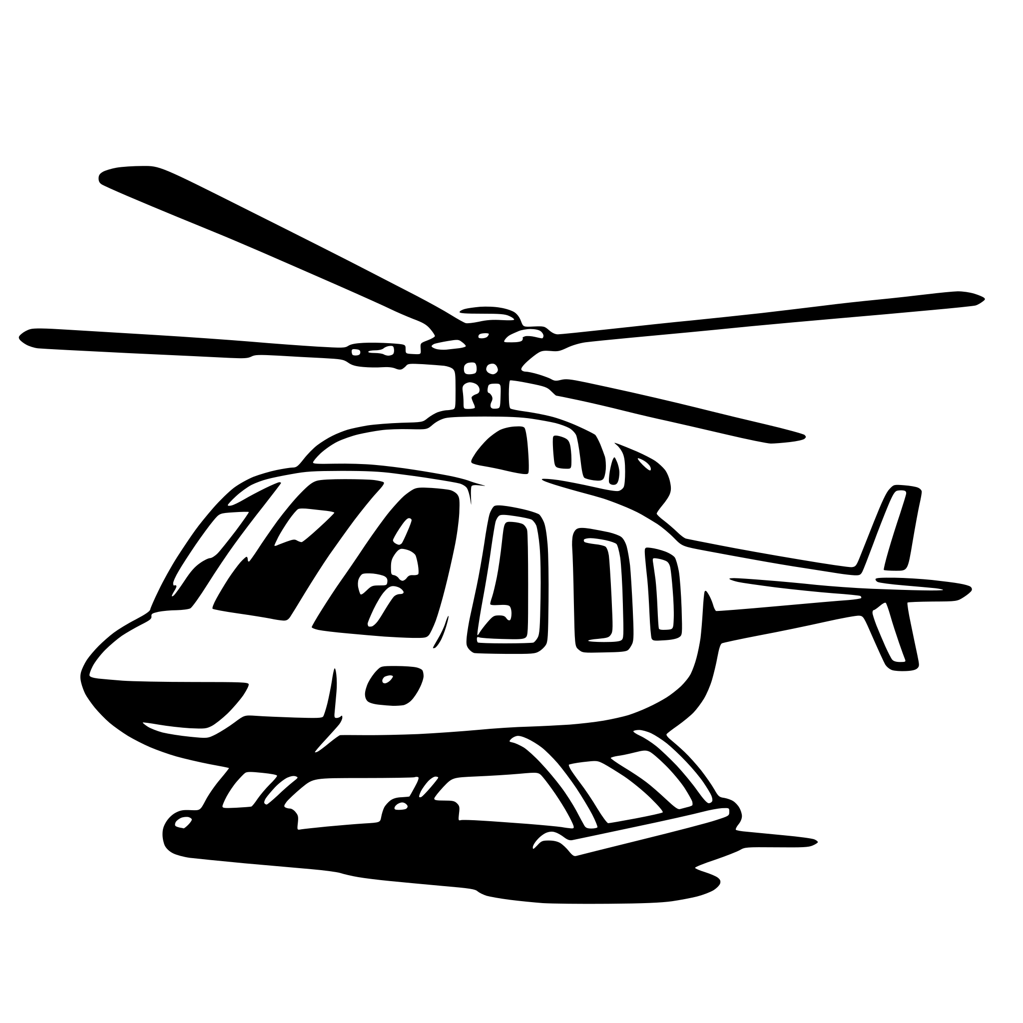 AI-generated SVG of a helicopter