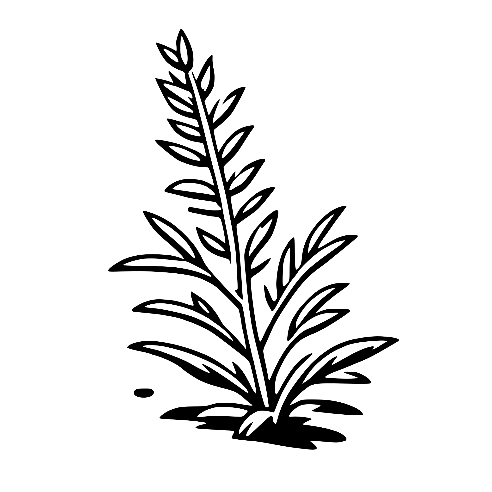 AI-generated SVG of a rosemary