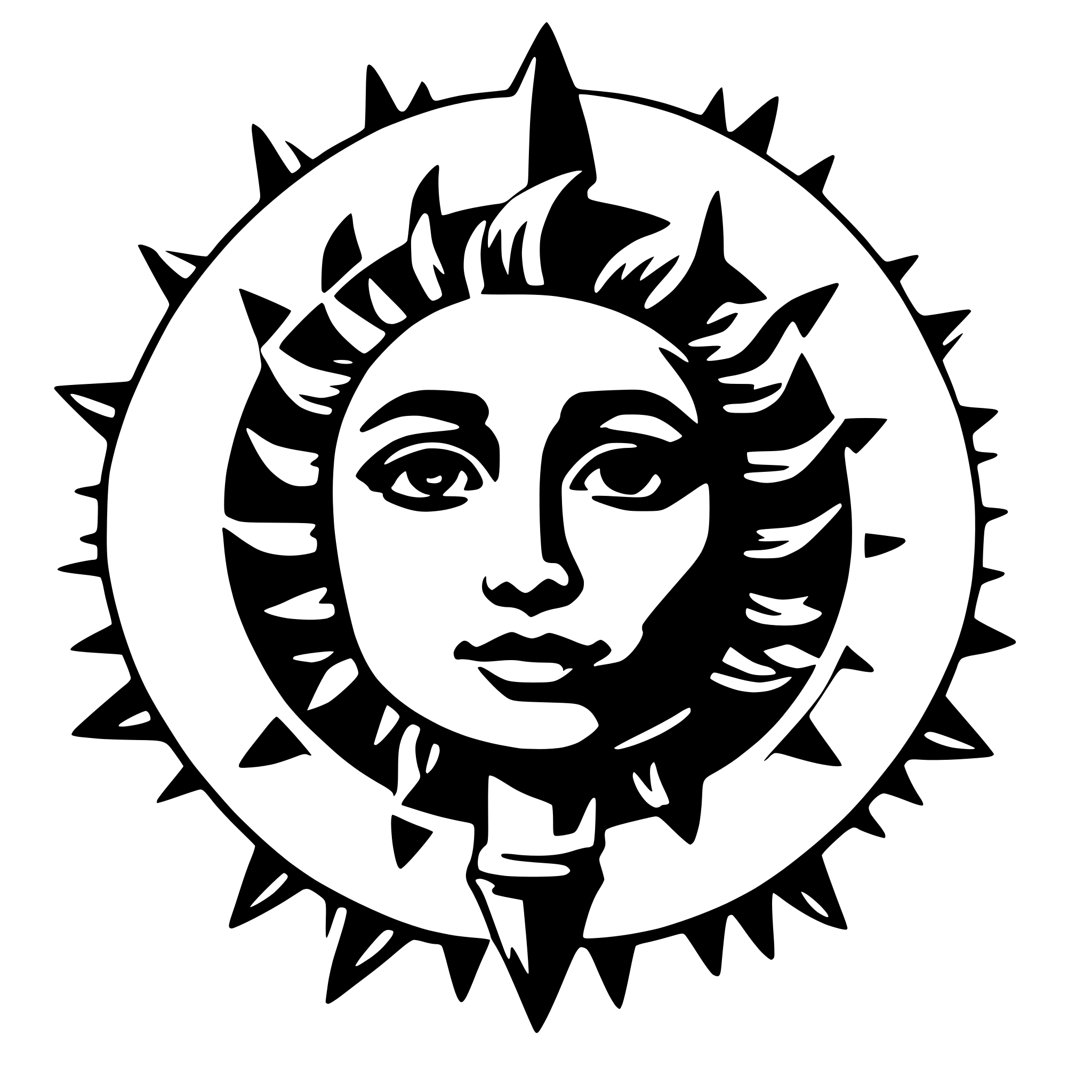 AI-generated SVG of a helios