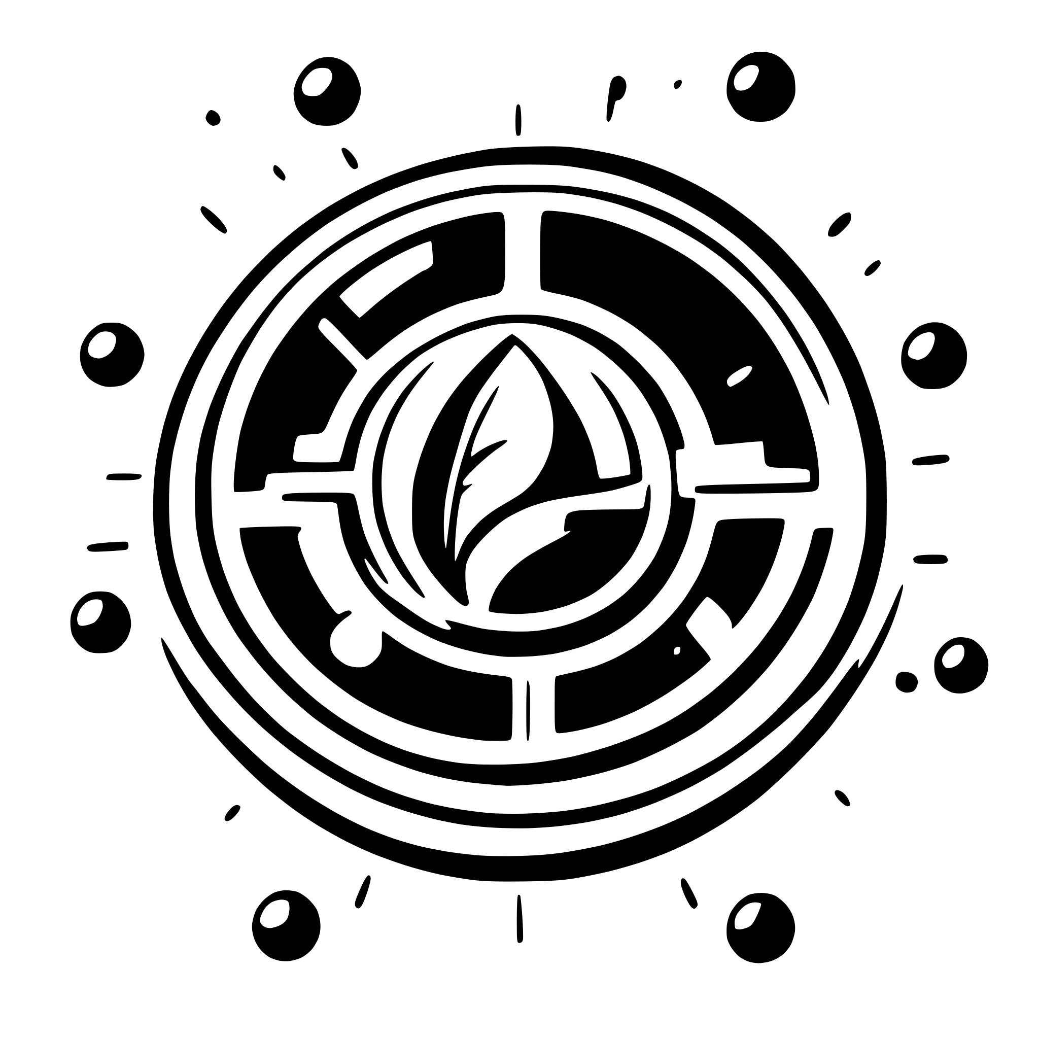 AI-generated SVG of a "NGD". this logo will be the physical embodiment of connectivity, AI, progress and scientific achievement and should have small elements reflecting such