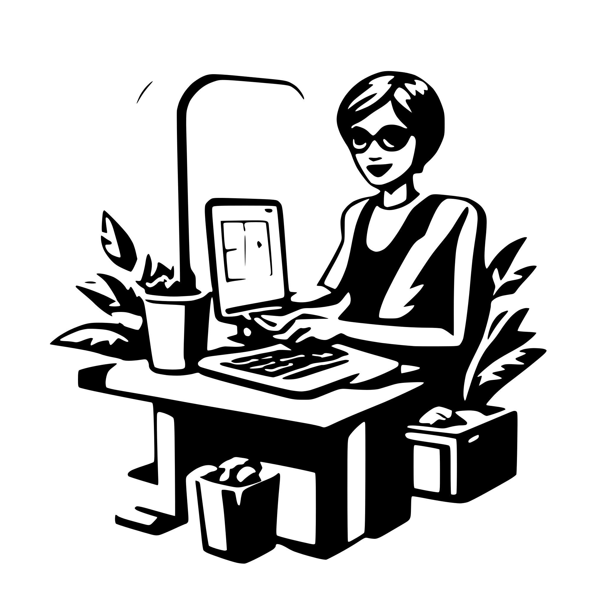 AI-generated SVG of 'online shopping'