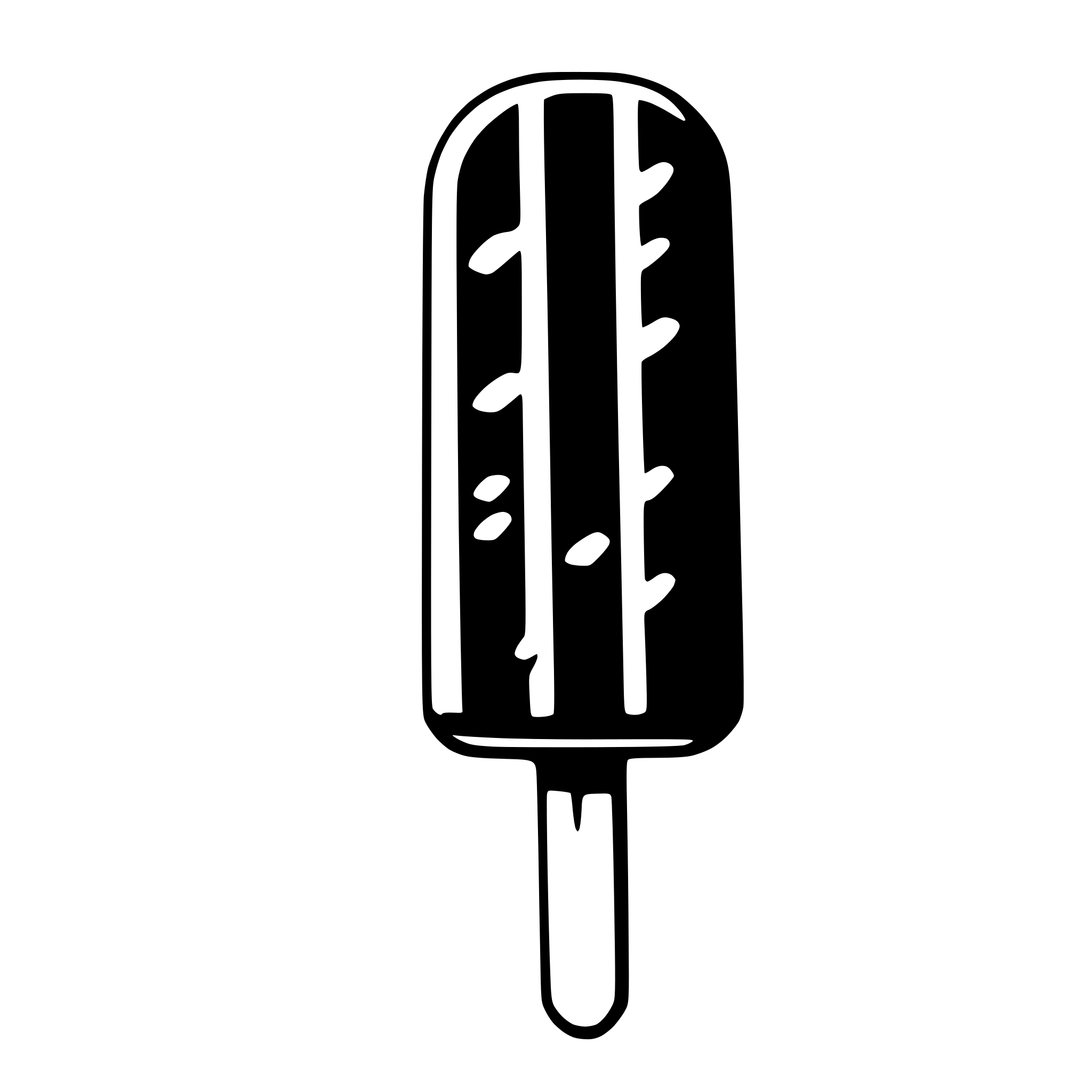 AI-generated SVG of 'popsicle'